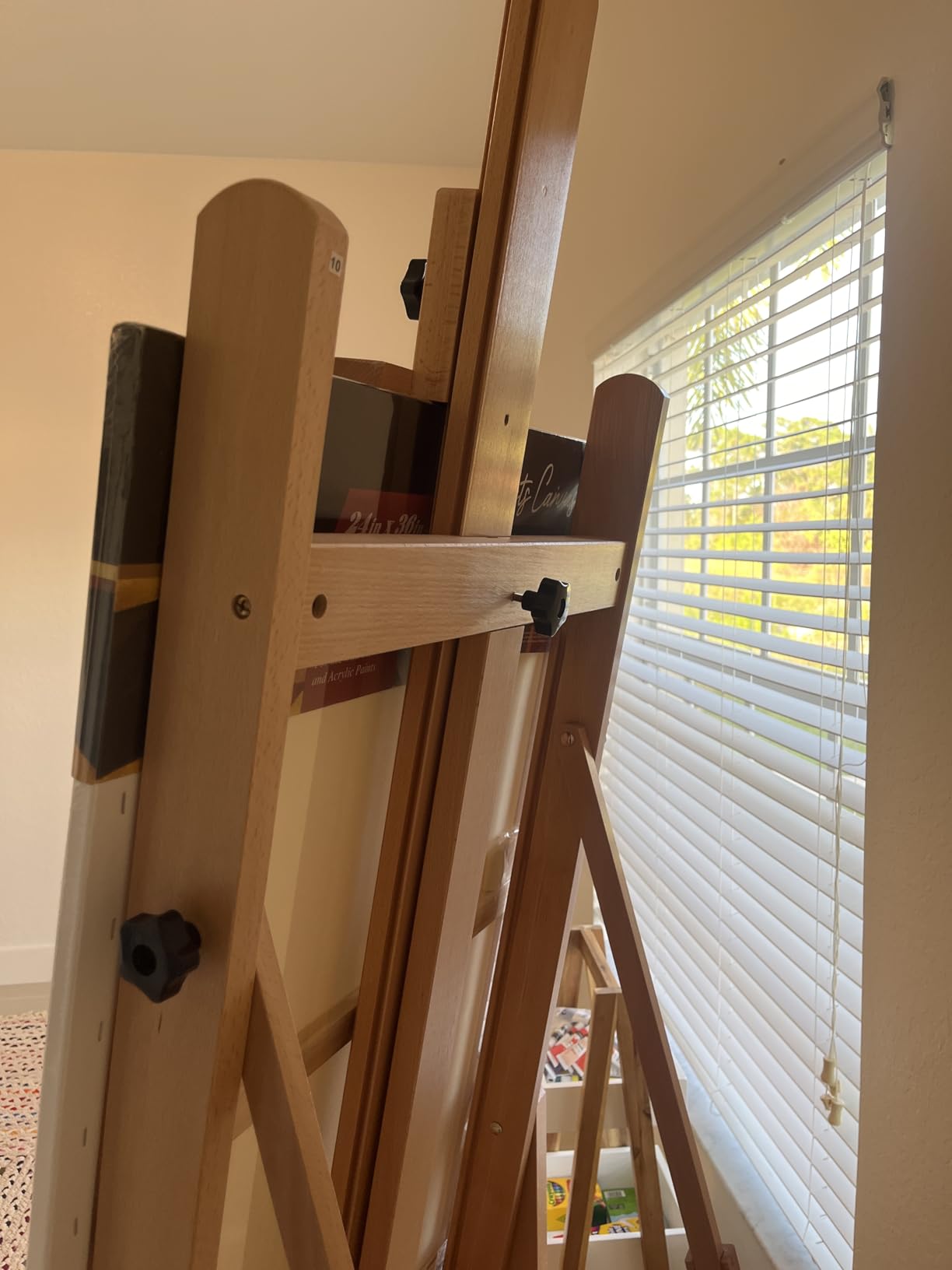 VISWIN Heavy-Duty H Frame Easel, Hold Canvas to 82