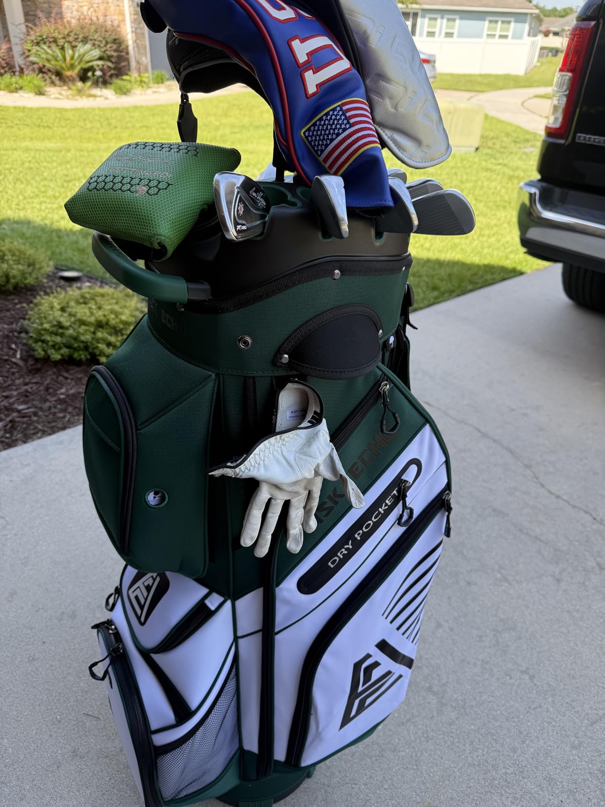 ASK ECHO T-Lock Golf Cart Bag, Quiet 14-Way Full-Length Divider | Keeps every club protected, organized and easy to access customer photo 1