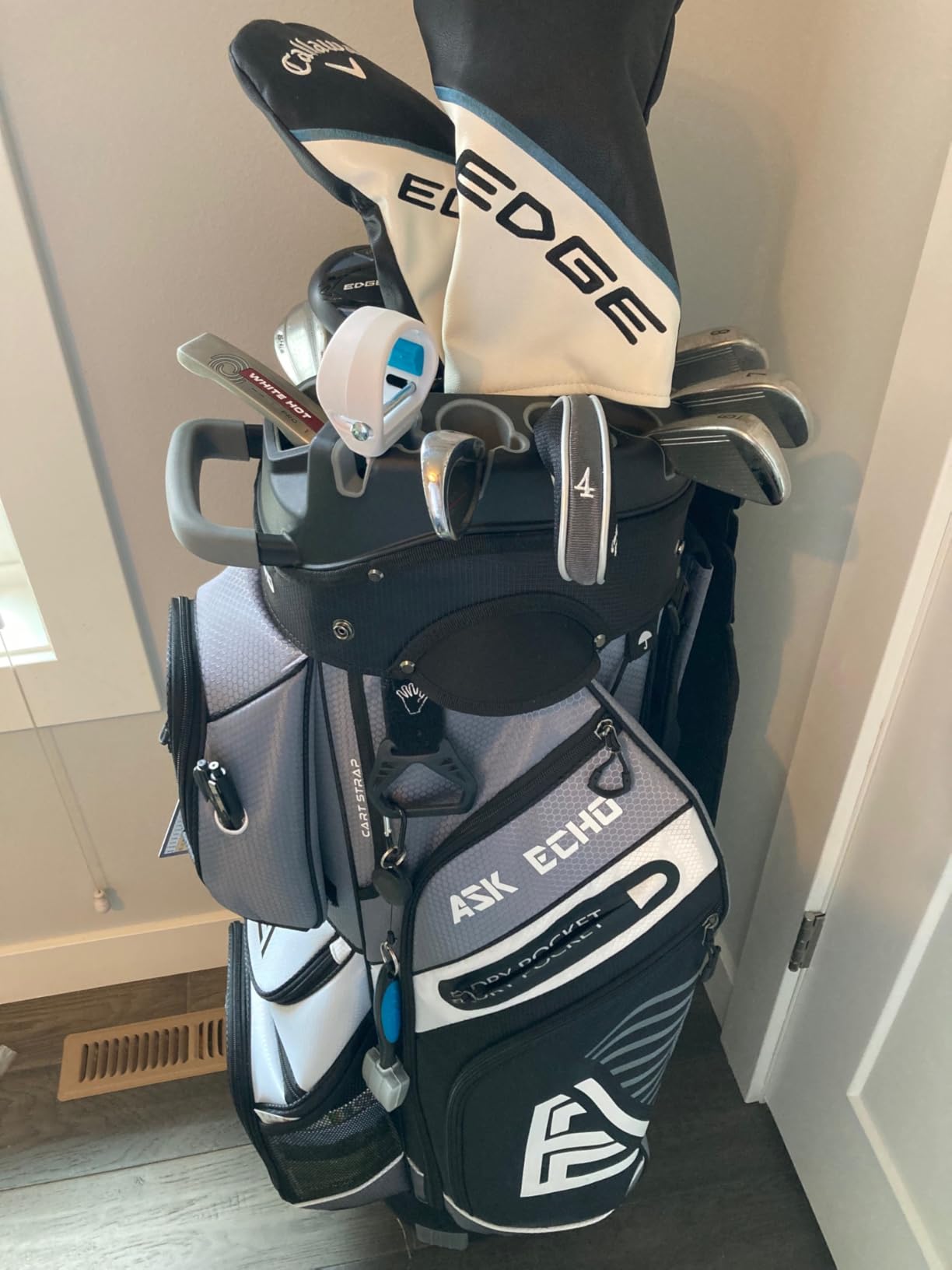 ASK ECHO T-Lock Golf Cart Bag, Quiet 14-Way Full-Length Divider | Keeps every club protected, organized and easy to access customer photo 2