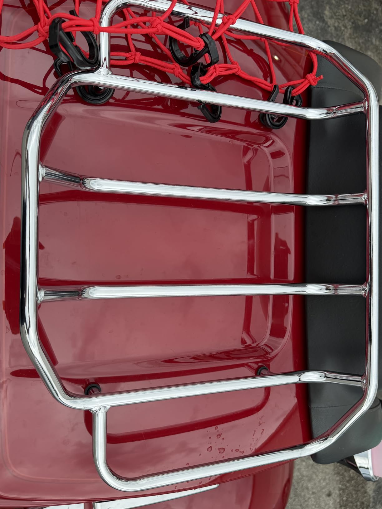 MoKitDora Tour Pak Pack Luggage Rack Trunk Rail Top Compatible with Harley 1984-up Touring CVO Street Glide Electra Glide Road Glide King Ultra Limited, Chrome customer photo 2