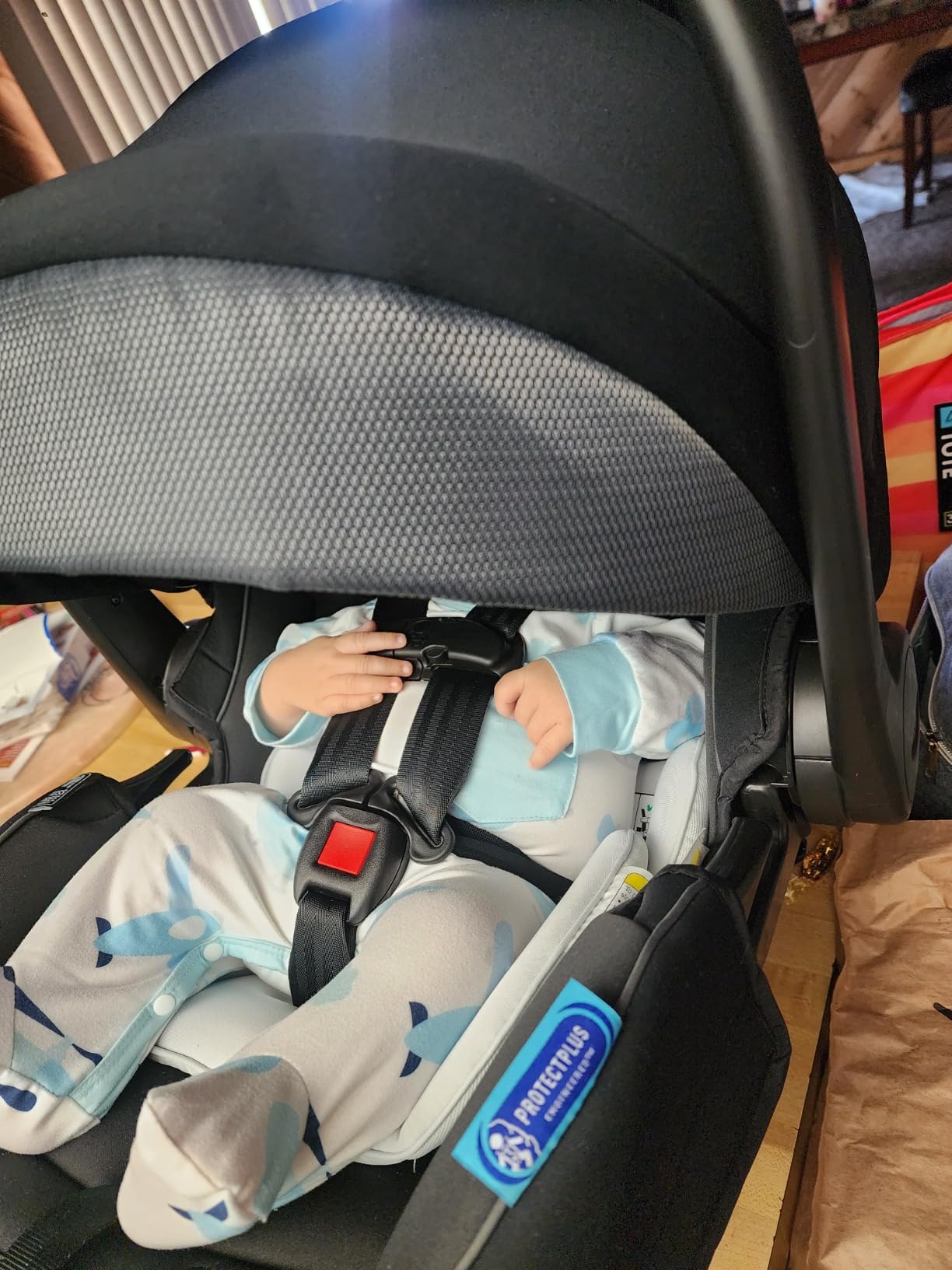 Graco SnugRide SnugFit DLX Infant Car Seat, Baby Car Seat with Anti Rebound Bar for Extra Safety, SnugLock Easy Install Carseat, Baby Registry Must Have, Gift for New Parents, Maison customer photo 1