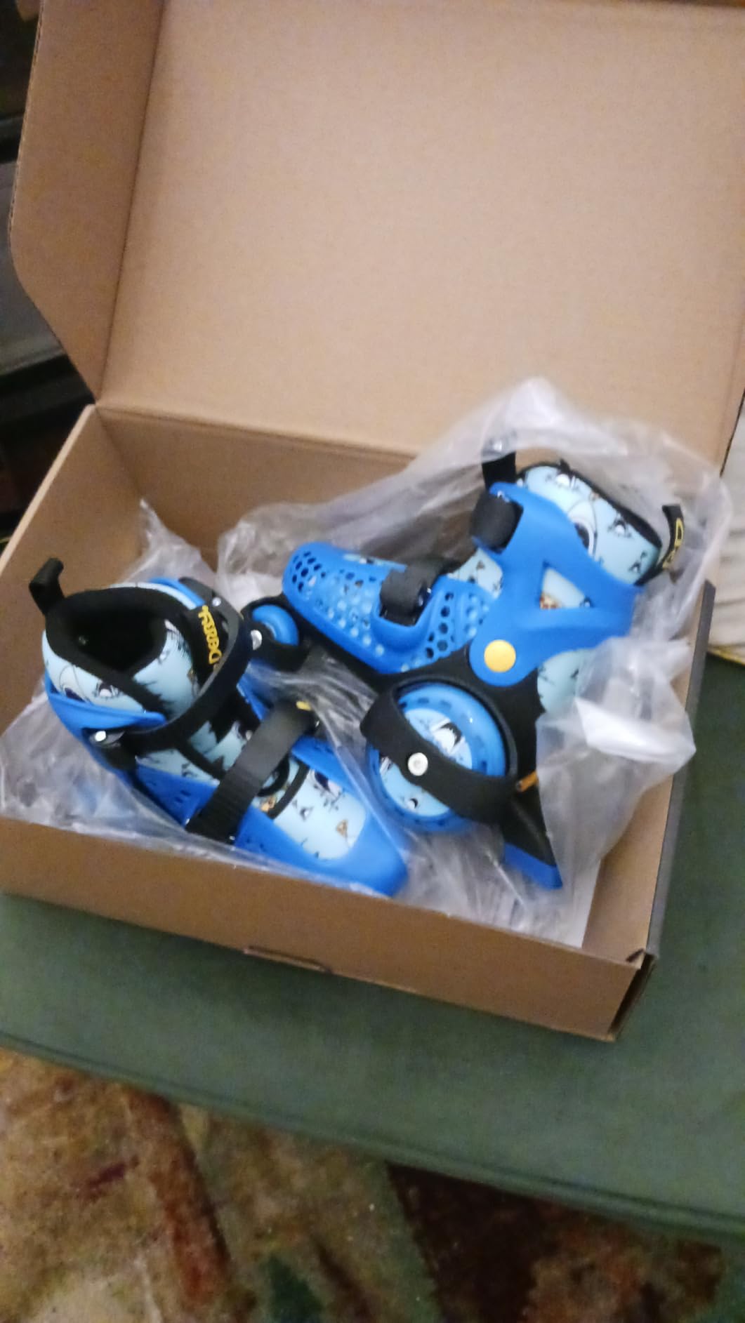 Fun Roll Beginner Roller Skates by Roller Derby, Adjustable Sizing, Skates for Kids, Toddlers, Boys, Girls customer photo 2