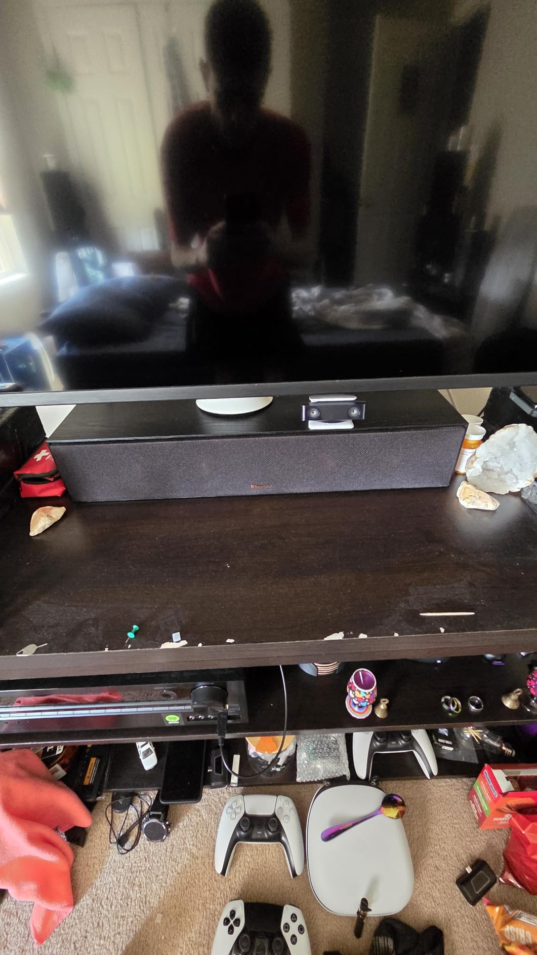 Klipsch Reference Next-Generation R-30C Horn-Loaded Center Channel Speakers for Crystal-Clear Home Theater Dialogue in Black customer photo 1