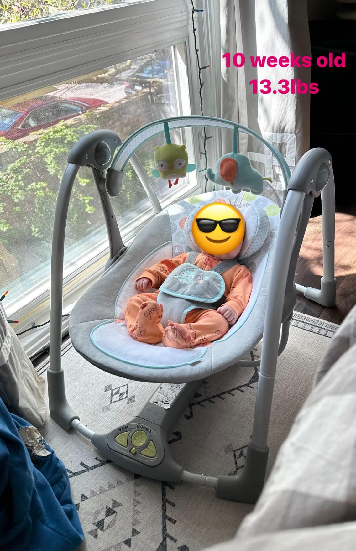 Ingenuity ConvertMe Baby Swing & Infant Seat, Newborn to 9 Months, Swell customer photo 1