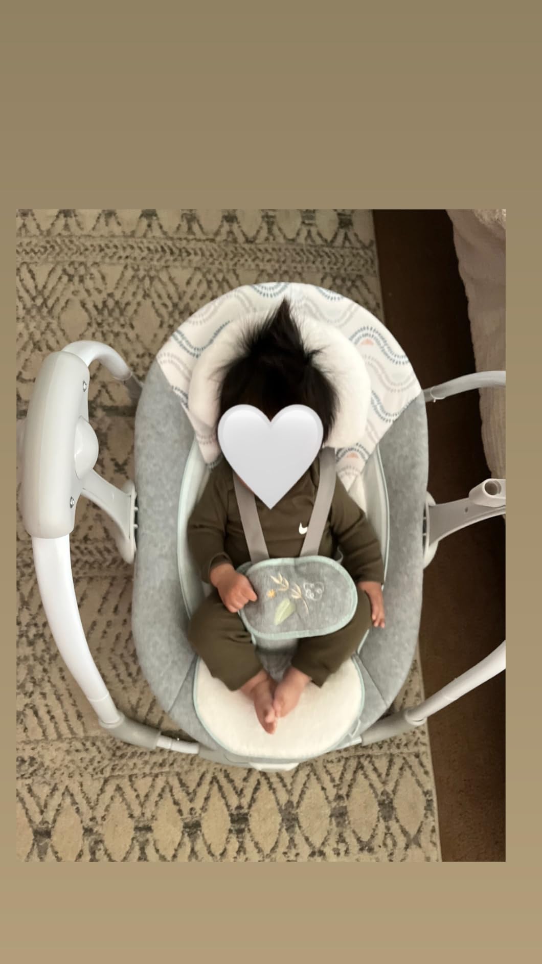 Ingenuity ConvertMe Baby Swing & Infant Seat, Newborn to 9 Months, Swell customer photo 2