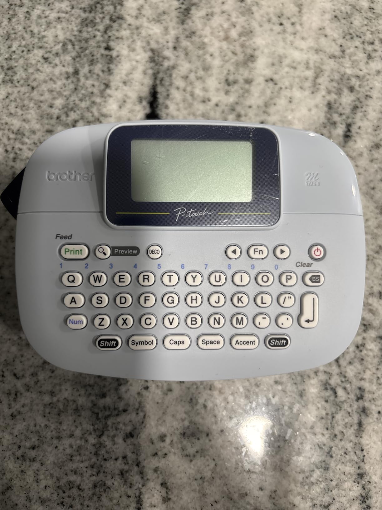 Brother PT-M95 P-Touch Monochrome Label Maker Bundle (4 Label Tapes Included), White customer photo 1