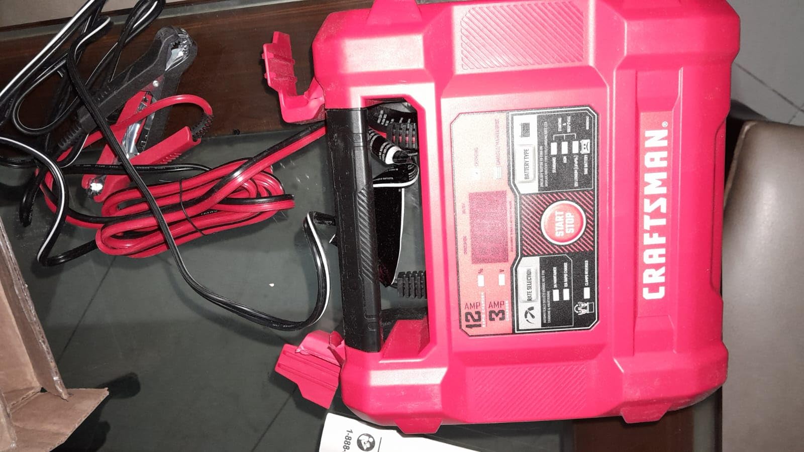 CRAFTSMAN 12A Car Battery Charger & Maintainer, 6V/12V – CMXCESM258 customer photo 1