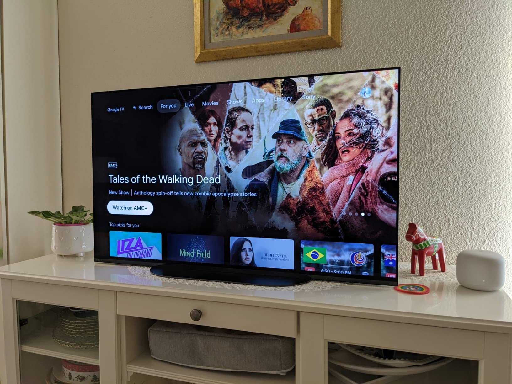 Sony 48 Inch A90K BRAVIA XR 4K HDR TV OLED Smart Google TV (XR-48A90K) | XR Processor with AI Technology, Dolby Vision/Atmos, Exclusive Features for PlayStation 5, 4K movie credits included customer photo 1