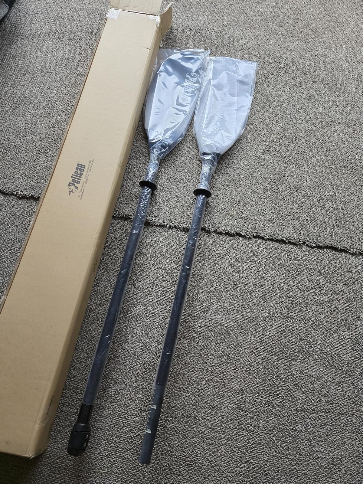 Pelican Symbiosa Kayak Paddle - Adjustable Fiberglass Shaft with Nylon Blades - Lightweight - 90.5in 240cm to 98.5in 250cm customer photo 1