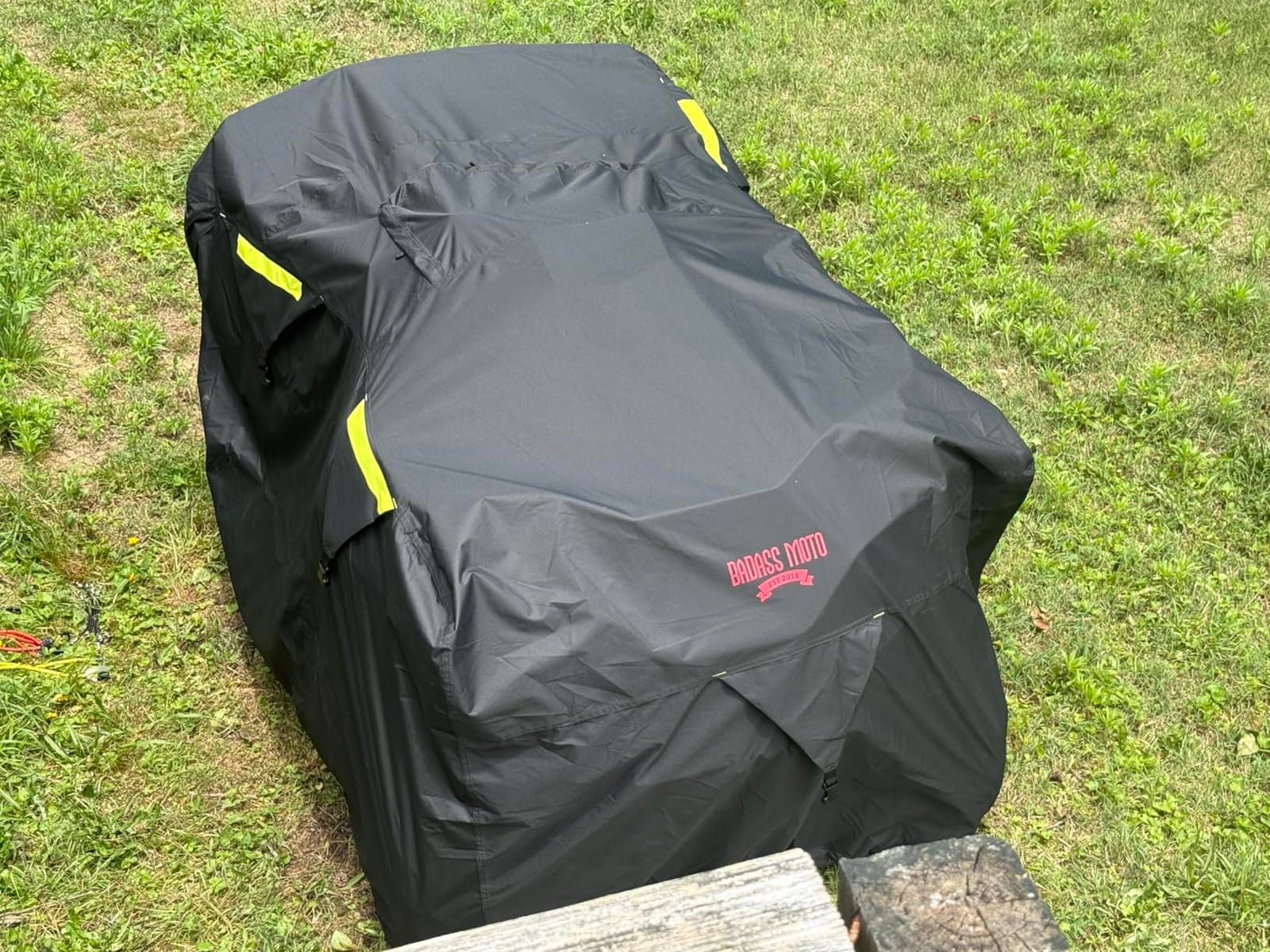 Badass Moto ATV Covers Waterproof Outdoor Heavy Duty, Rip-Resistant, Night-Reflective Quad Cover, 4 Wheeler Cover, ATV Accessories Fits Can am, Polaris Sportsman, Honda Rancher & More, Medium 86