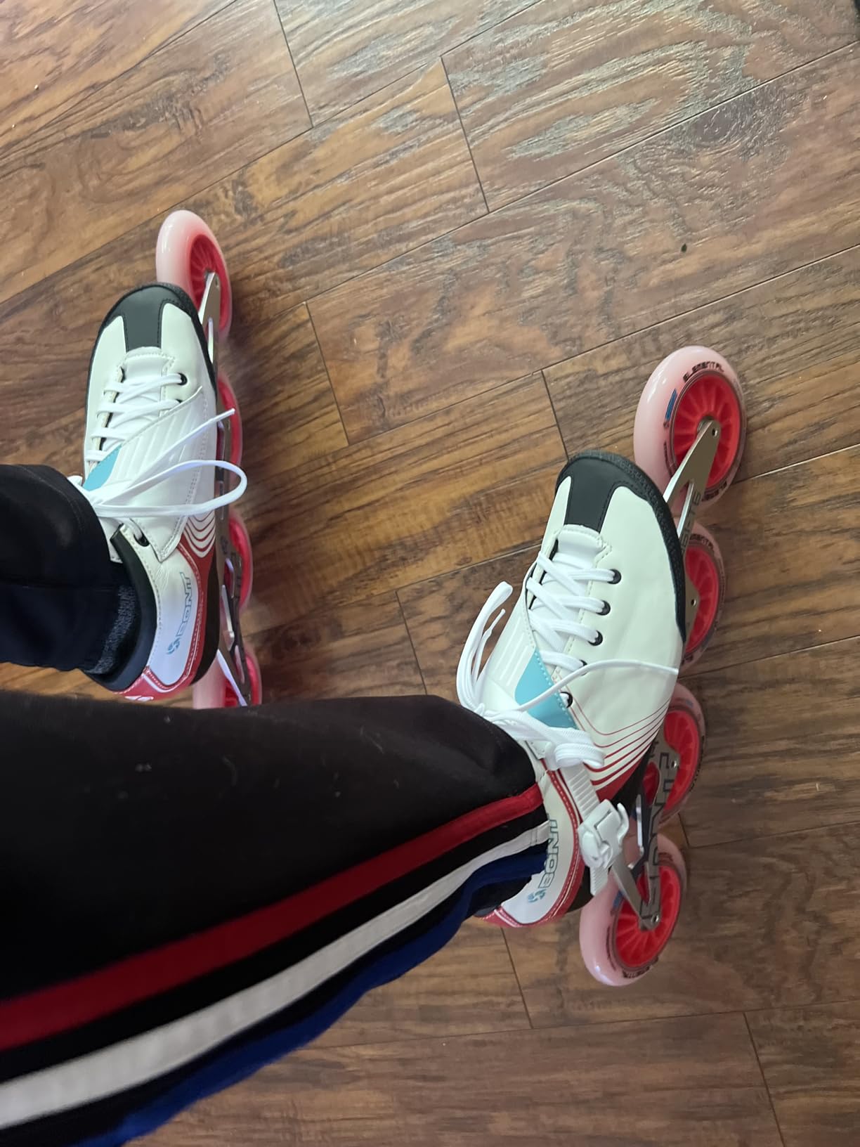 Bont GT4 Inline Speed Skates, Carbon Composite Racing Boots, 6061 T6 Aluminum Frame, Elemental 85A Wheels 100mm 110mm, ABEC5 Bearings customer photo 1