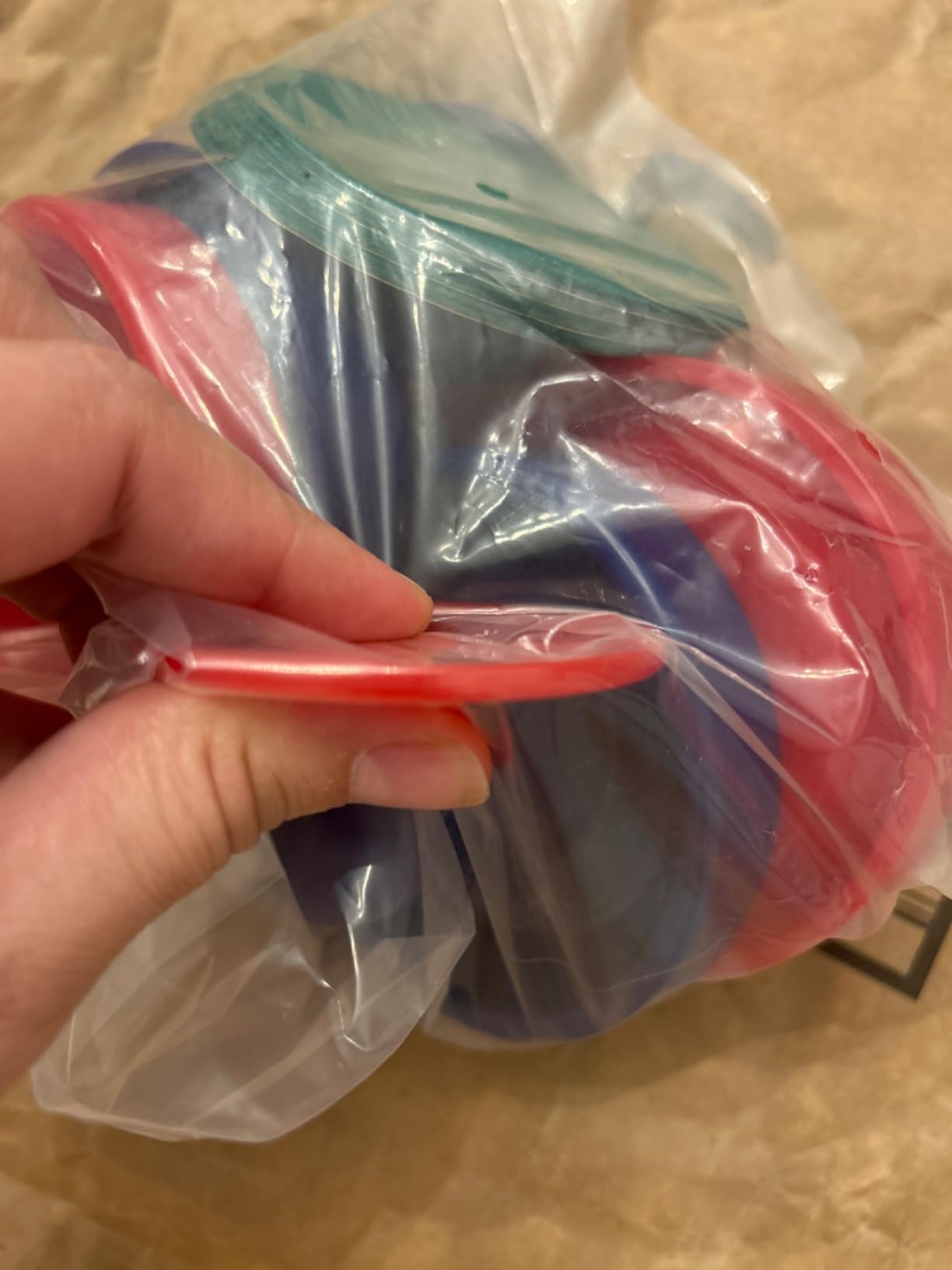 Air Hockey Pushers and Pucks - Air Hockey Paddles and Goal Handles Replacement Accessories for Game Tables (4 Pushers, 8 Pucks) customer photo 2