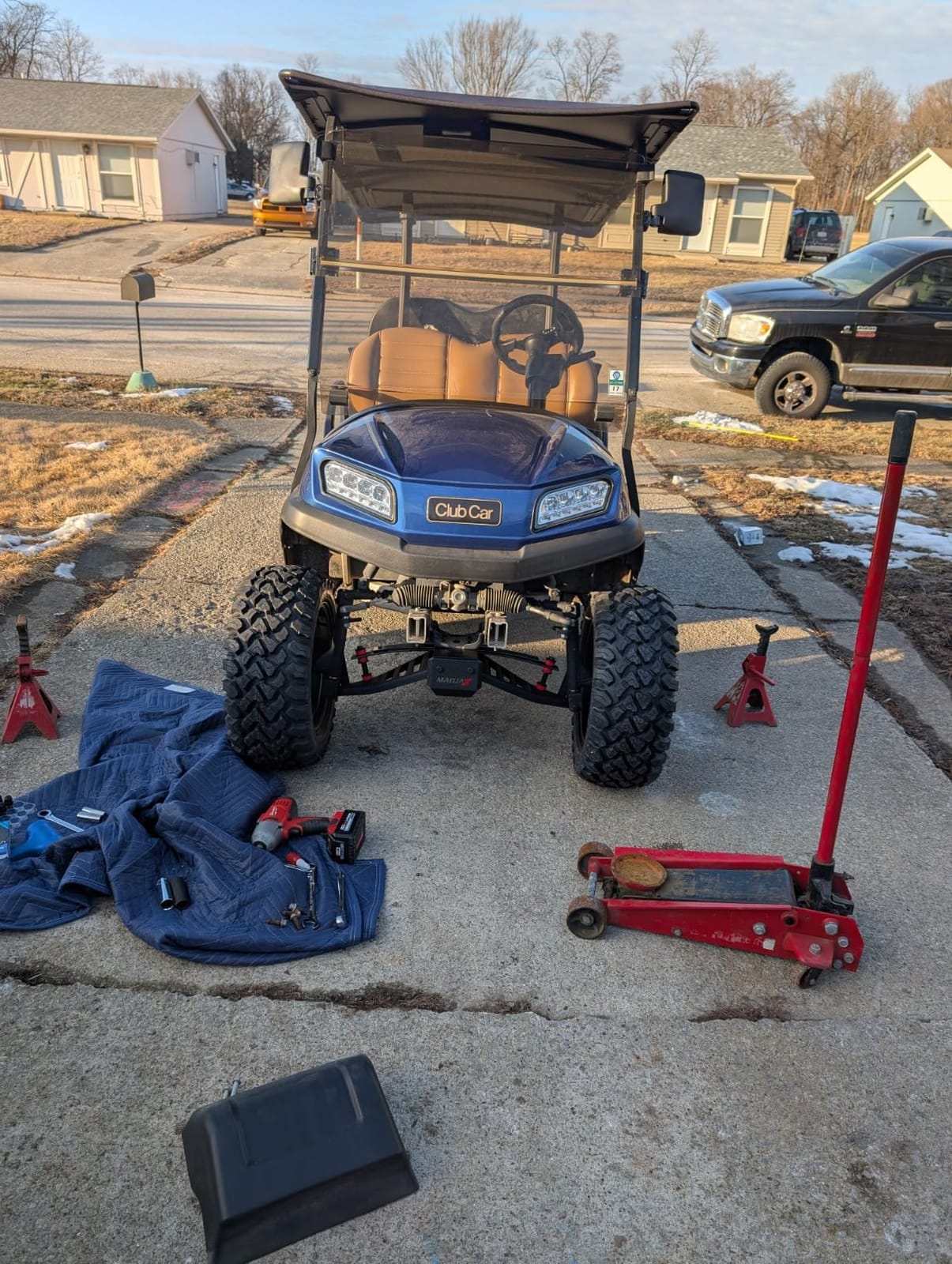 MADJAX King XD Lift Kit for Club Car Precedent Golf Cart (2017-Up Club Car Onward and 2018-Up Club Car Tempo Models) - 6 Inch customer photo 1