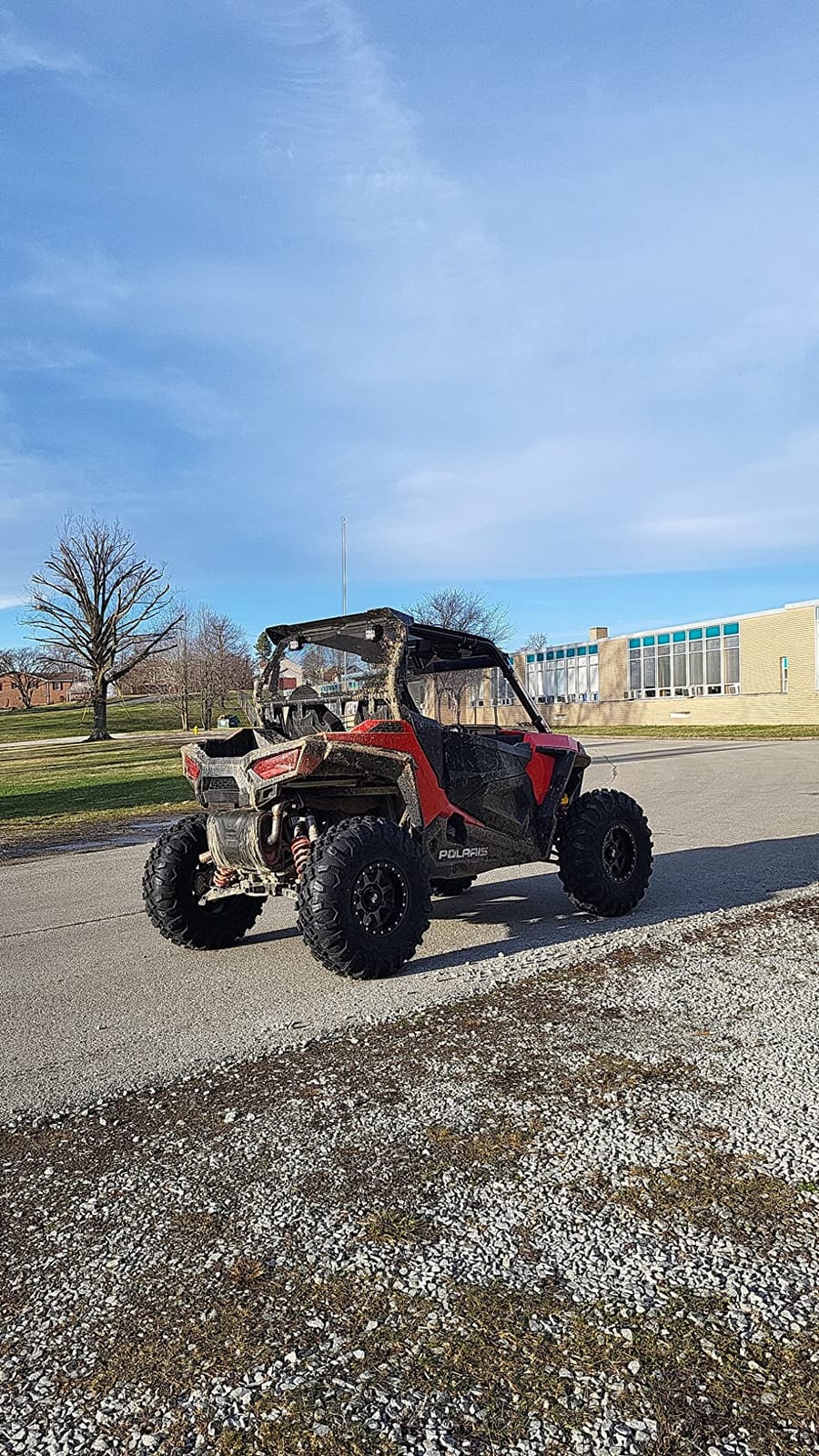 ZIDIYORUO UTV Rear Window Net for RZR XP 1000 & Turbo 2014-2023 - Blocks Mud Dust Debris, Air Flow Through Cab, Mesh Design customer photo 2