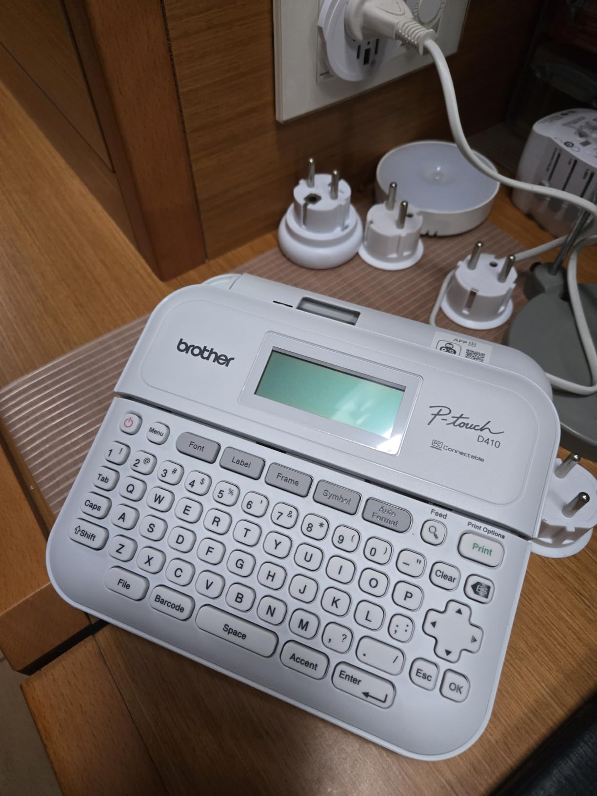 Brother P-Touch PT-D410 Home / Office Advanced Label Maker | Connect via USB to Create and Print on TZe Label Tapes up to ~3/4 inch, White customer photo 2