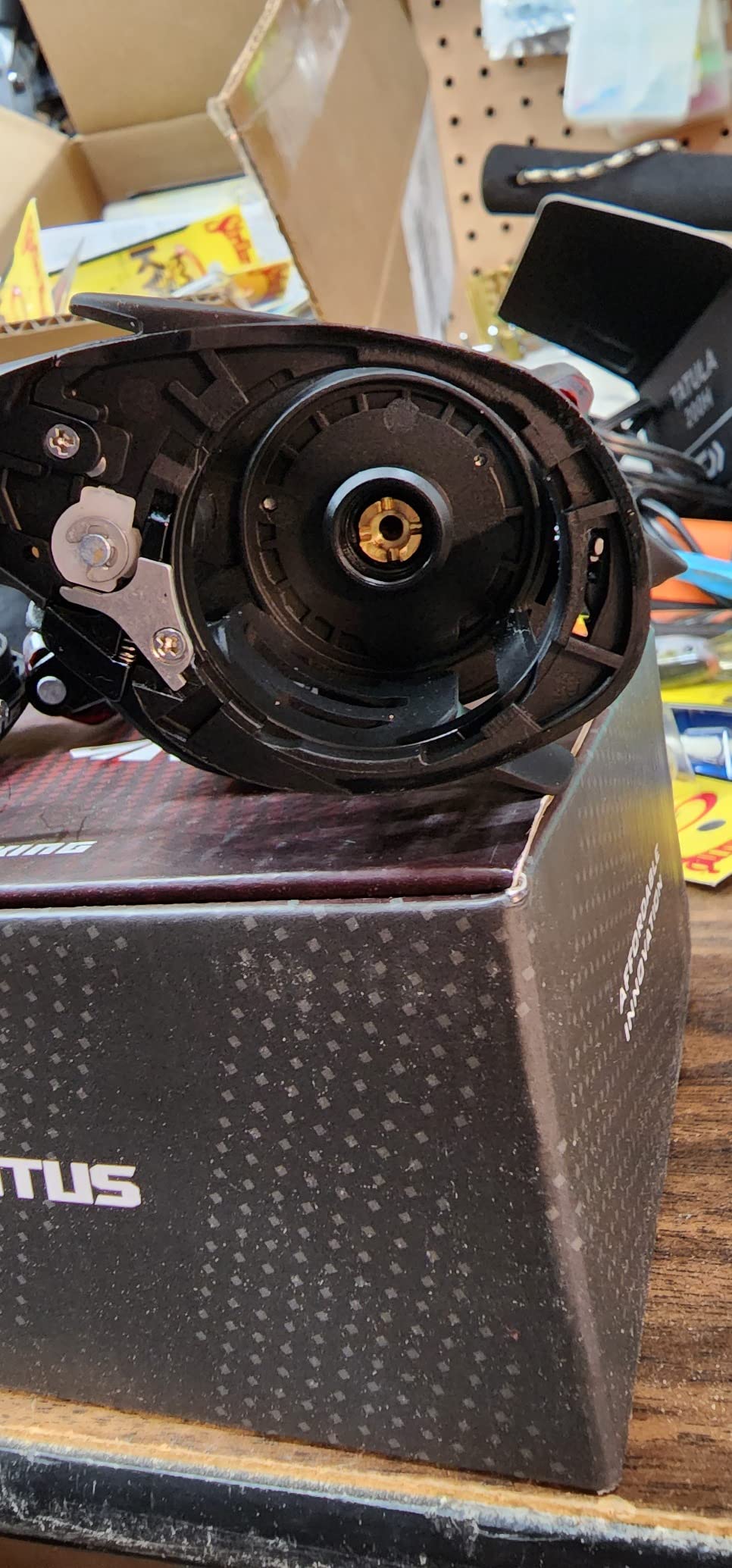 KastKing Brutus Baitcasting Fishing Reels, 7.2:1 Gear Ratio | Max Drag: 17.6 lb, 5+1 BB, 7.7 oz, Lightweight Graphite Frame, 10-Button Magnetic Brake, Aluminum Handle customer photo 1