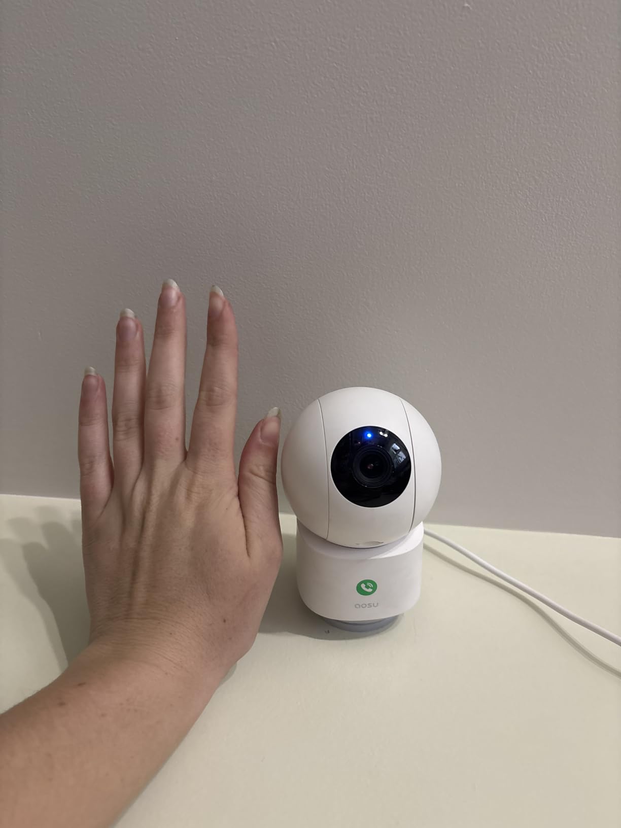 aosu 2K Indoor Camera,Baby Monitor for Home Security with 2.4GHz WiFi only customer photo 2