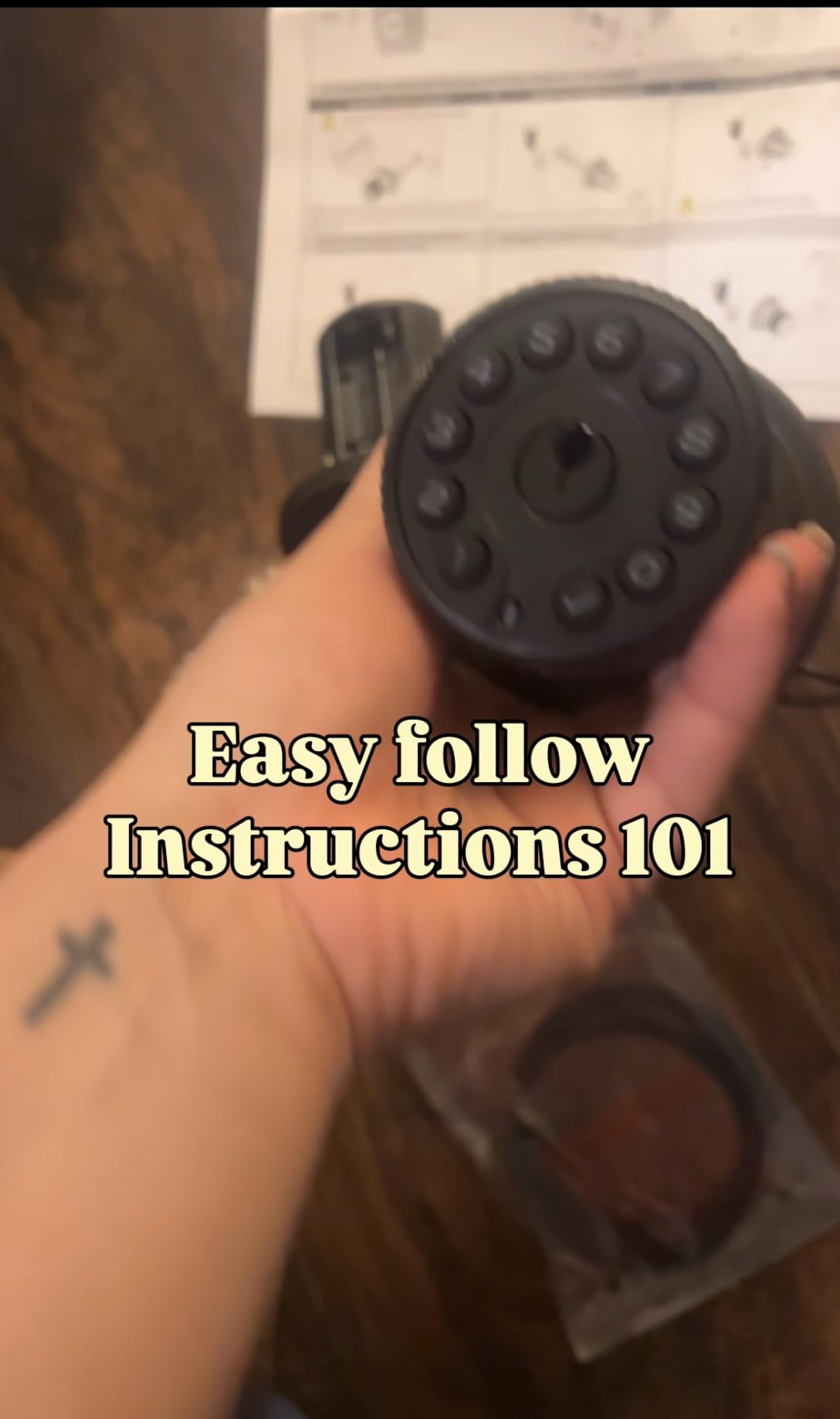 iulock Keypad & Key Smart Door Lock, 50 User Codes, Waterproof, Auto Lock - Matte Black customer photo 2