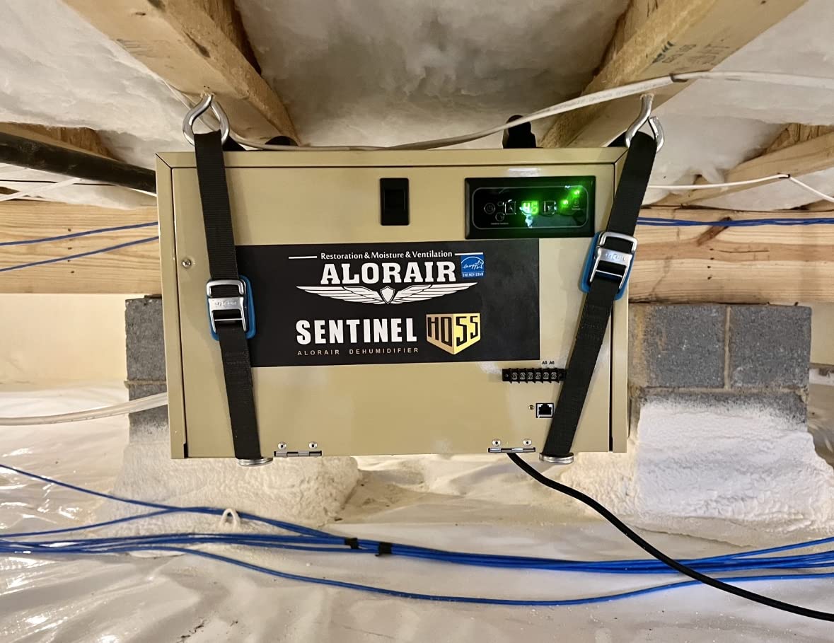ALORAIR 120 Pints Energy Star Crawlspace Dehumidifier with Pump 1300 Sq.Ft. customer photo 2