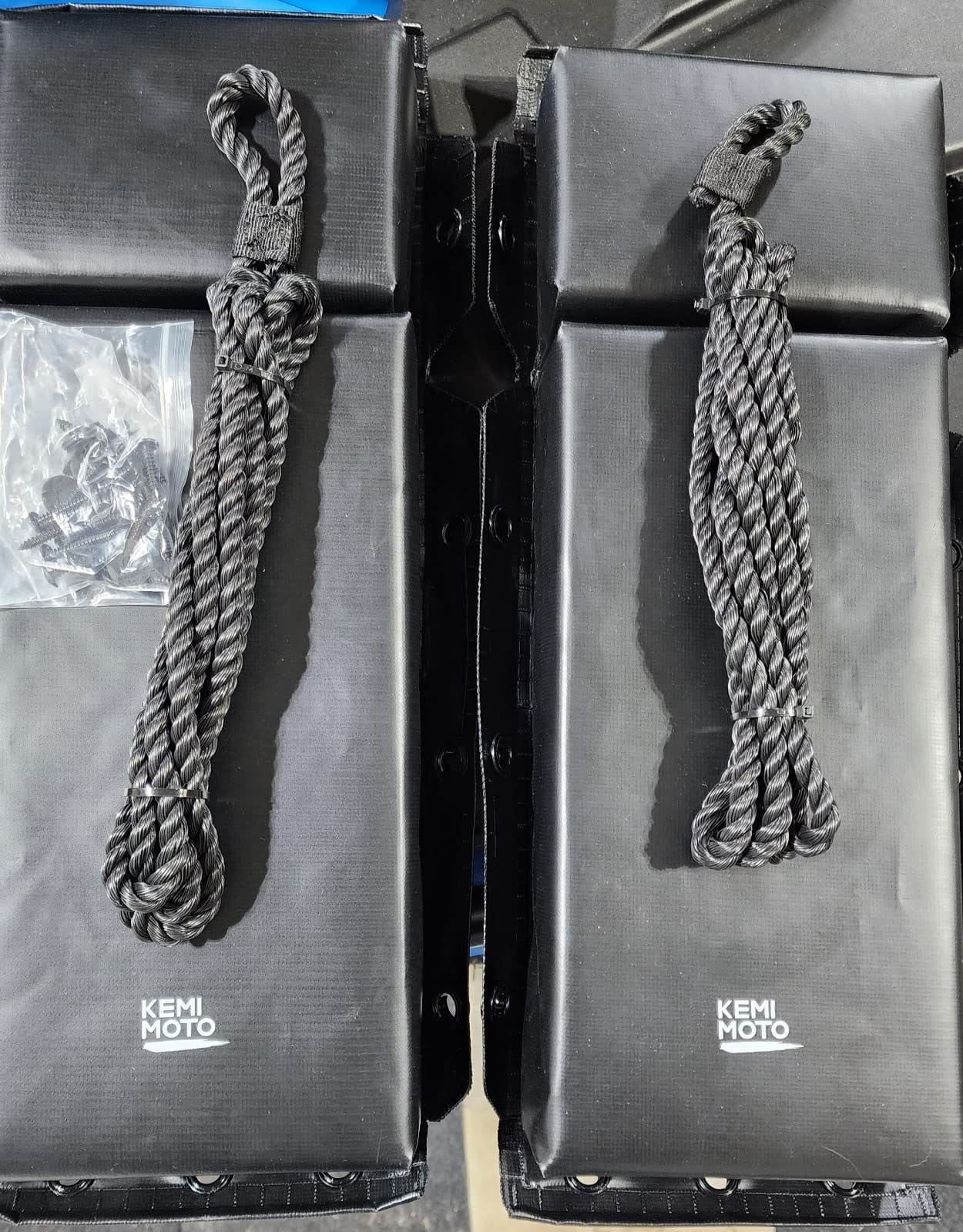 KEMIMOTO Boat Bumpers for Docking, Marine Dock Fender for Straight-Edge or Corner, Mounting Hardware Included, 2Pack PWC Fenders Boat Fenders Bumpers with 2 Ropes customer photo 2