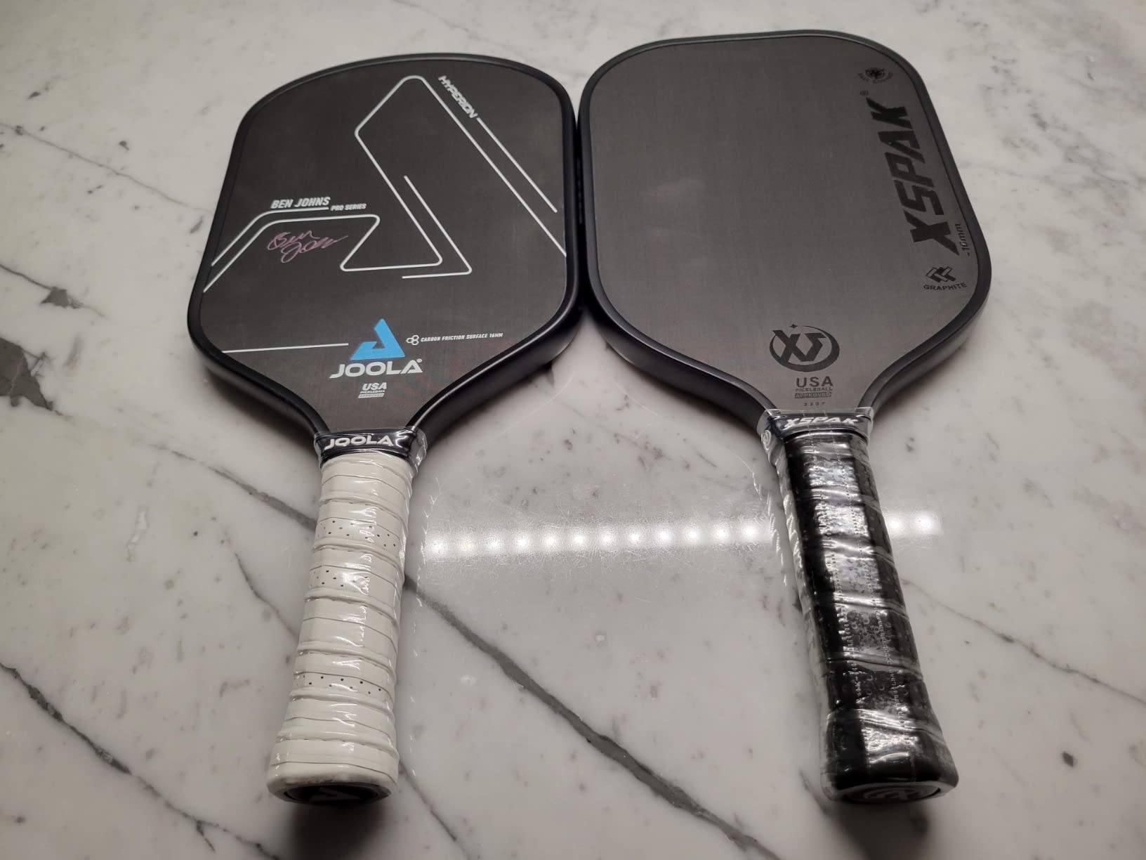 XSPAK PRO Series Thermoformed T700SC Tournament Carbon Fiber Pickleball Paddle, USAPA Certified Honeycomb Core with Comfort Cushion Grip, Dominant Power & Larger Sweet Spot customer photo 2