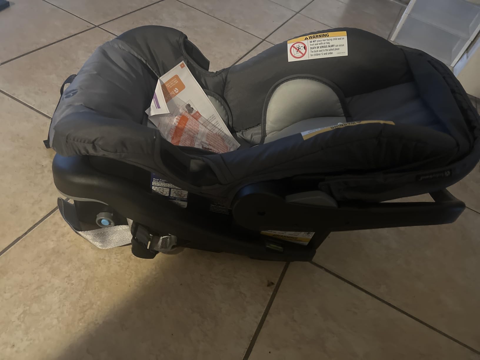 Baby Trend EZ-Lift Plus Infant Car Seat, Ultra Grey - Newborn Comfort Padding, Lightweight Carry Build, Adjustable Harness System customer photo 2