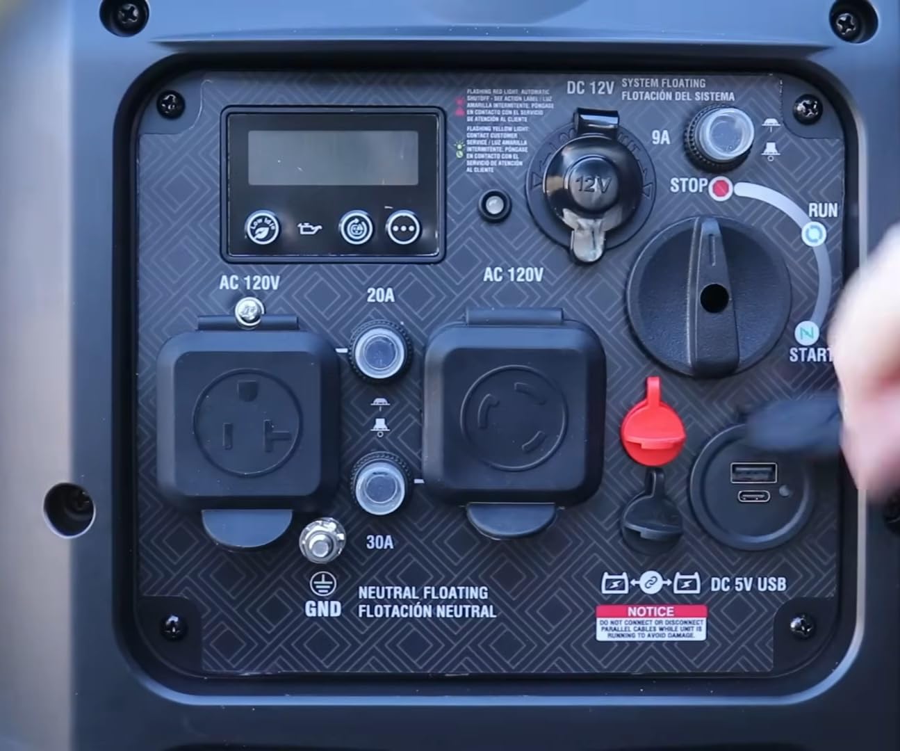 AIVOLT 4300W Inverter Generator Gas Powered Quiet RV Generator for Camping customer photo 1