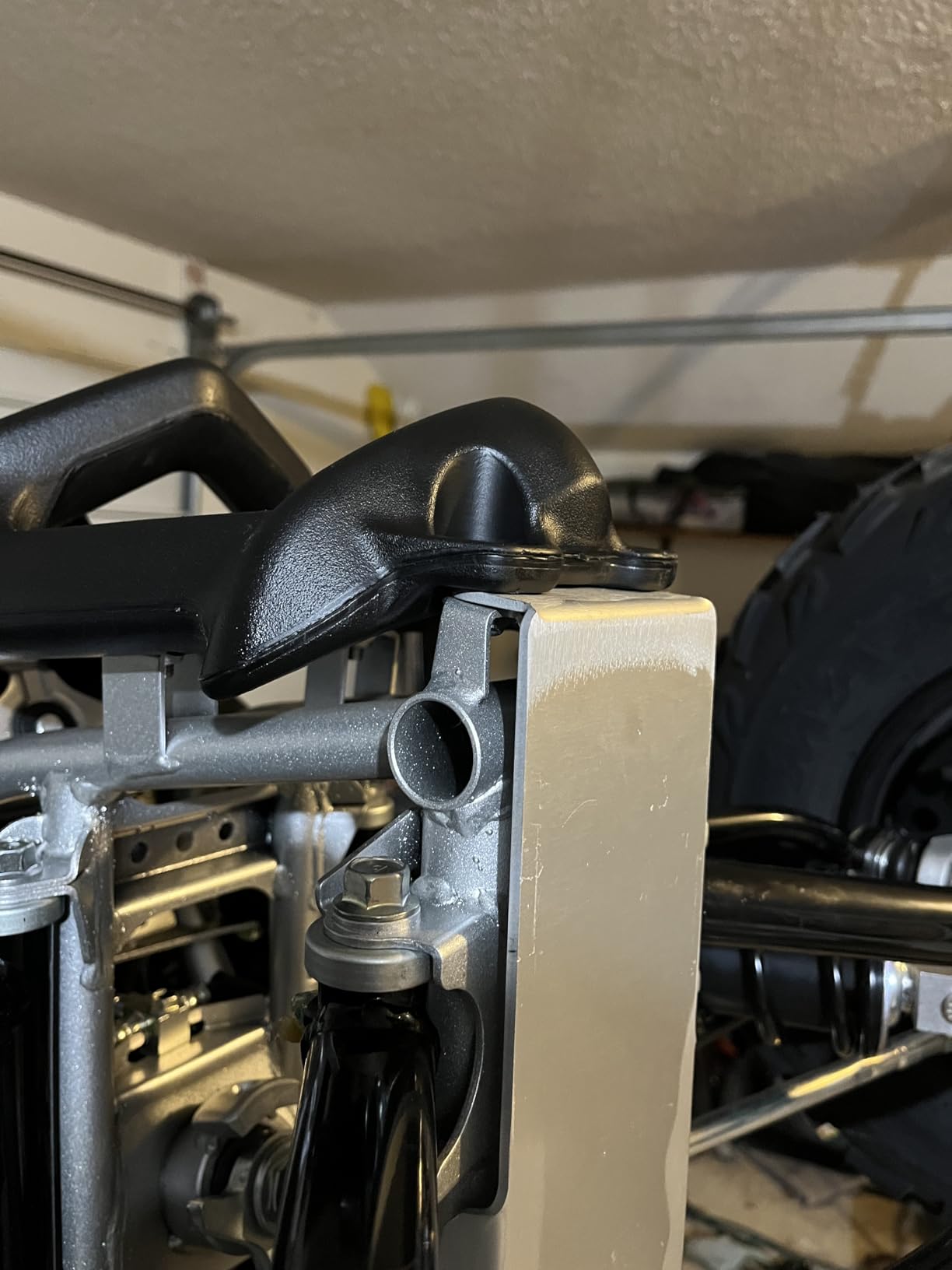KUAFU Chassis Glide & Swing Arm Skid Plate Guard Combo Compatible with 2006-2026 Yamaha Raptor 700 700R ATV customer photo 1