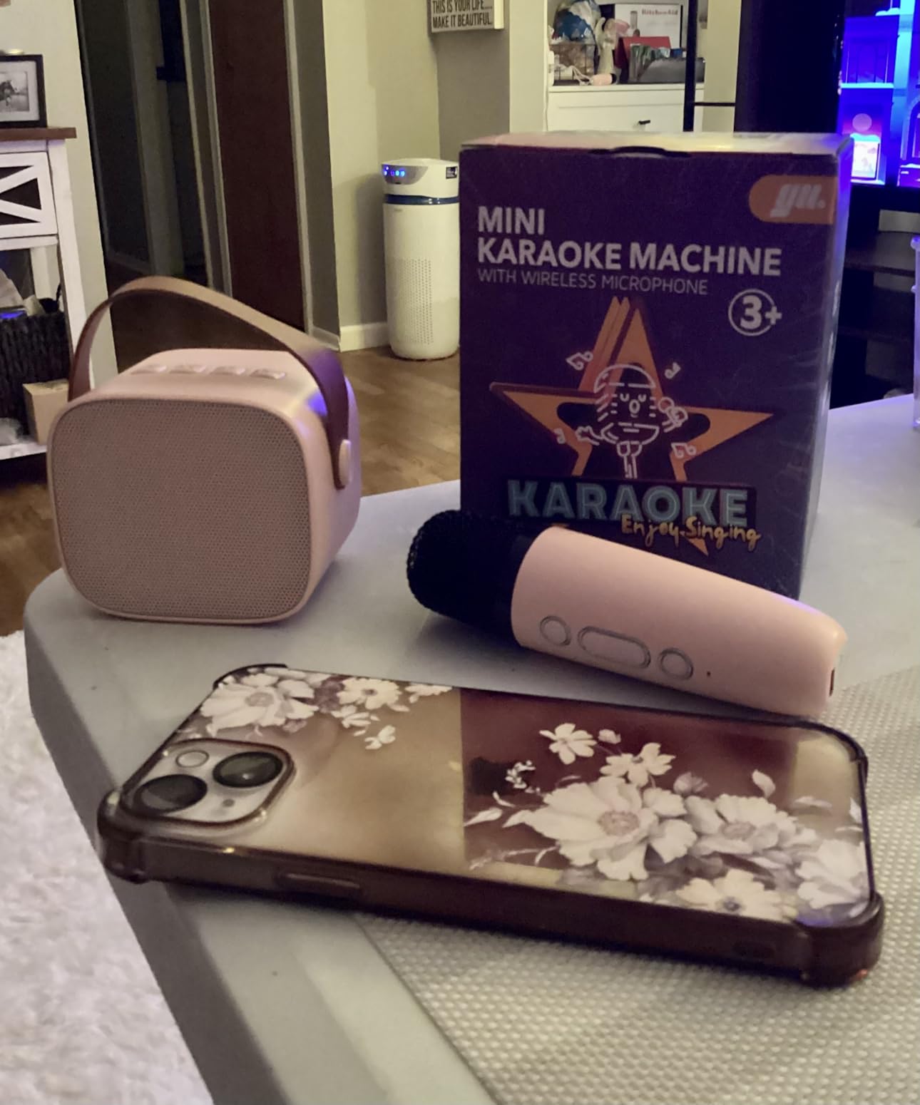 YLL Karaoke Machine for Kids Adults,Birthday Gifts for Girls 3-12 Years Old customer photo 2