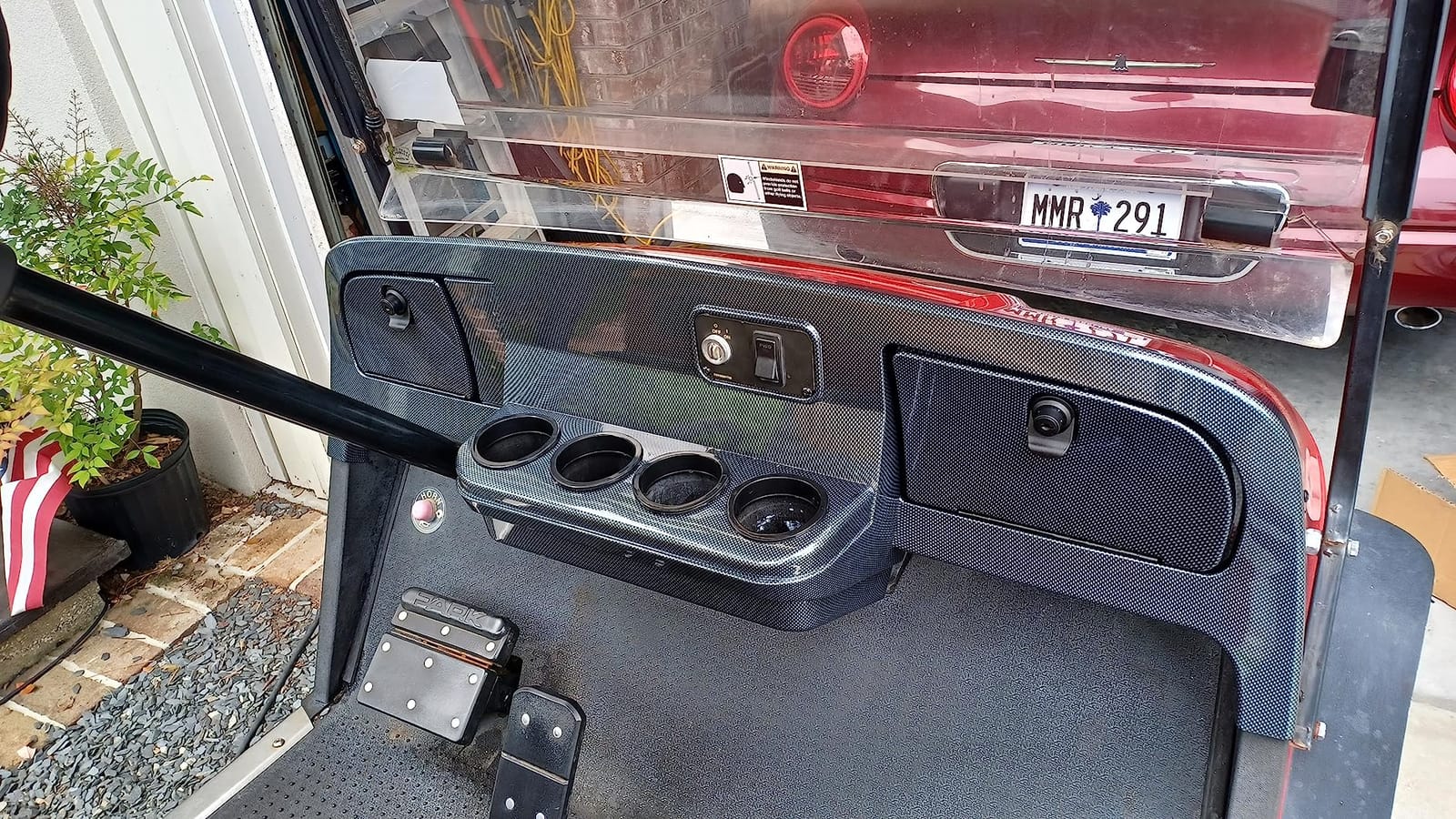 HECASA Golf Cart Dash Compatible with Medalist/TXT Carbon Fiber Style customer photo 2