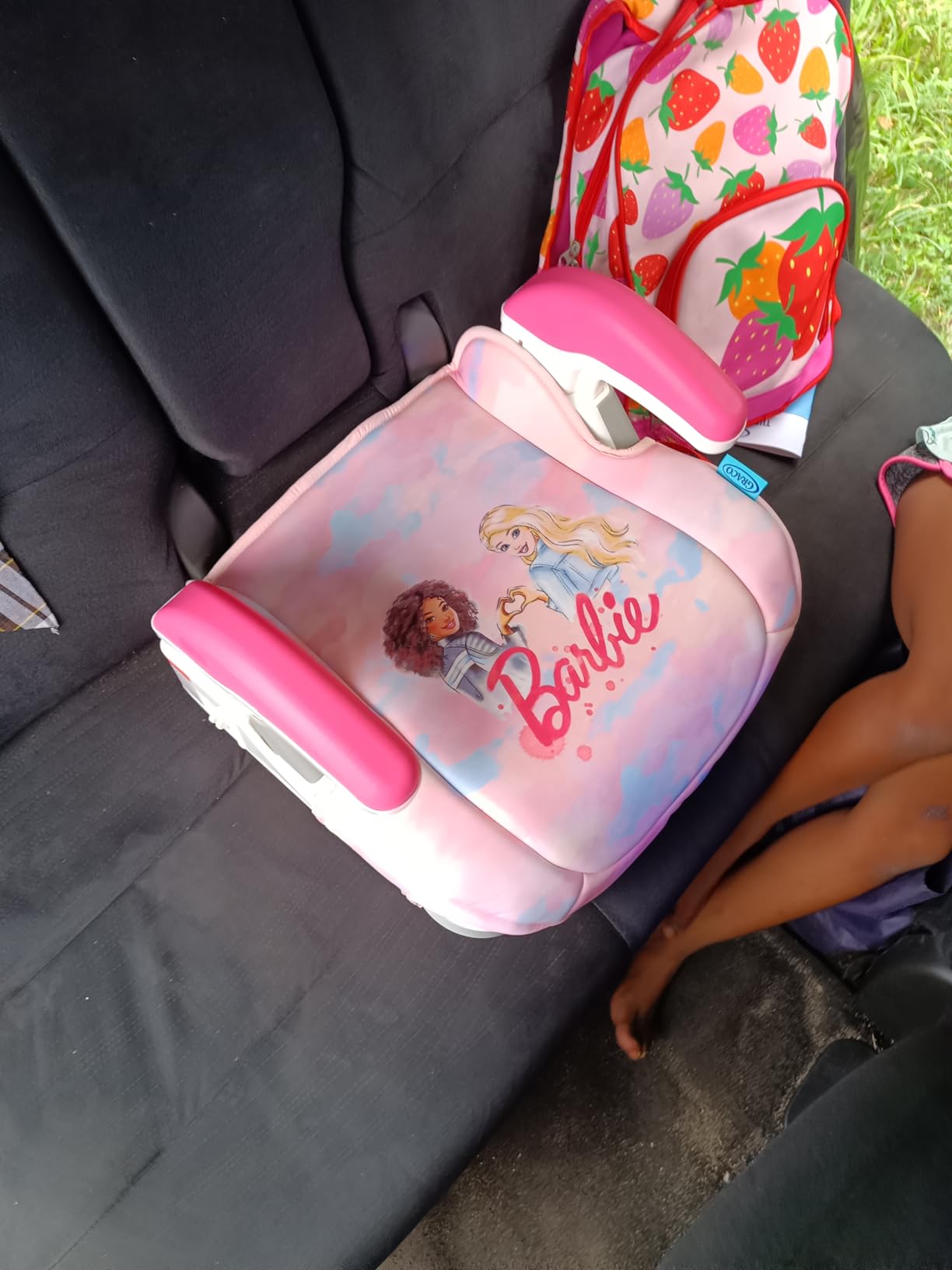 Graco TurboBooster 2.0 Backless Booster Car Seat, Denton | Travel Booster Seat for Children Ages 4-10, Weight 40-100 Pounds, Height up to 57 Inches customer photo 2