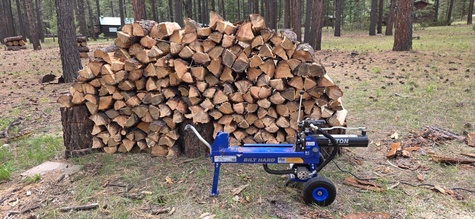 BILT HARD 6.5 Ton Log Splitter, Wood Splitter, Portable Firewood Splitting Machine customer photo 1