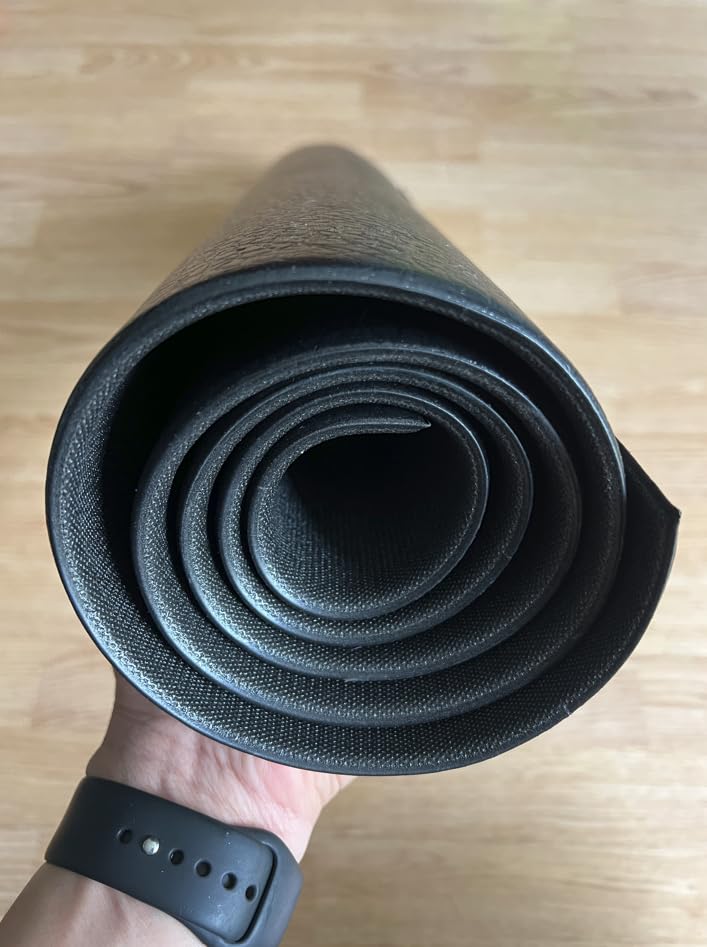 Cycleclub Bike Mat Compatible with Peloton Bike,Elliptical,Treadmill Mat, 6mm Thick, Under Exercise Bike Trainer Pad for Indoor Stationary Spin Bike Gym Equipment Hardwood Floor Carpet Protector customer photo 1