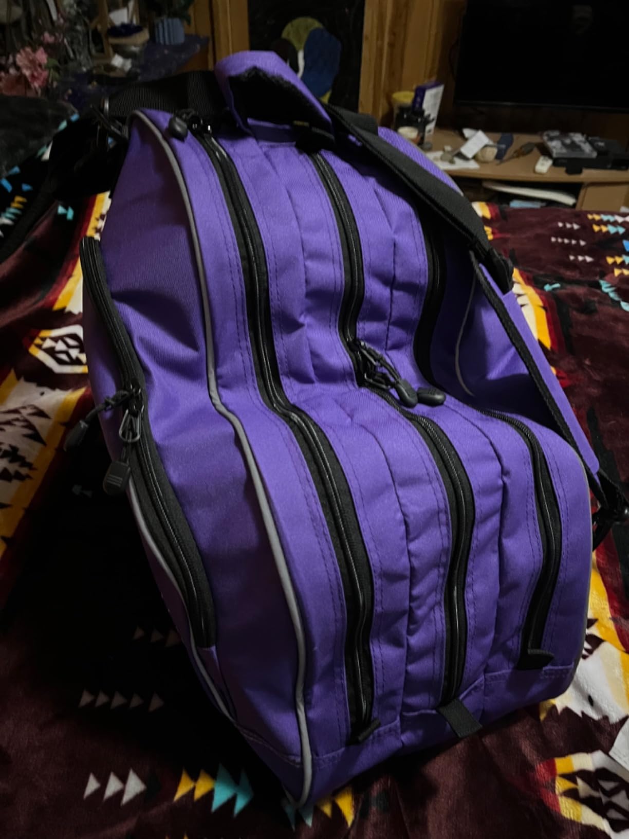 WOLT Skate Bag for Ice, Roller & Inline for Youth and Adults | Bag for Figure Skating, Rollerblades, Quad Skates with Multi-Pockets & Adjustable Shoulder Strap, Men and Women customer photo 1