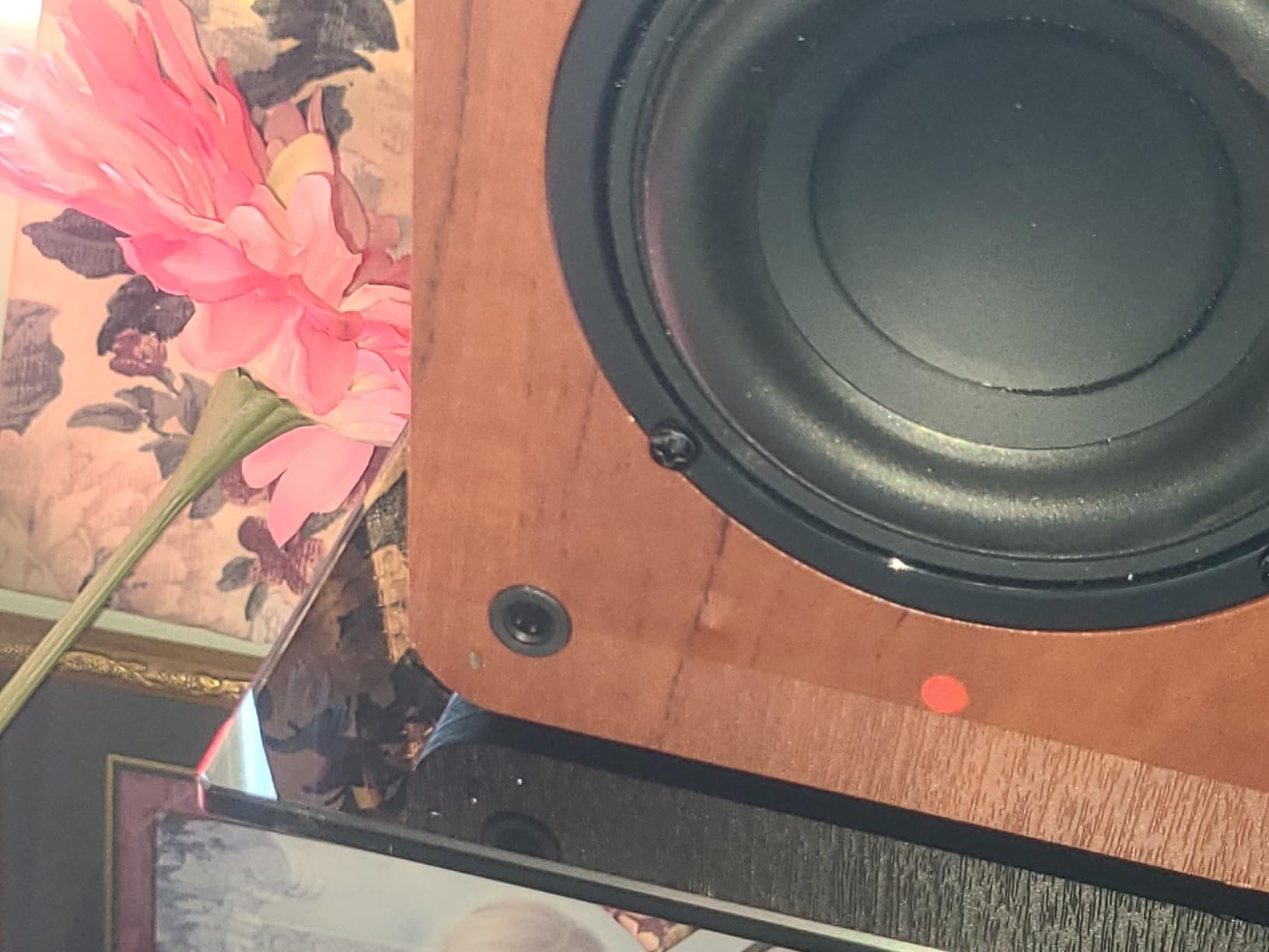 Saiyin Powered Bluetooth Bookshelf Speakers | 40W*2, 4 Inch Woofer, Bluetooth/Optical/Auxiliary/RCA Inputs, Sub Out, TV/Turntable/Record Player/PC/Computer customer photo 1
