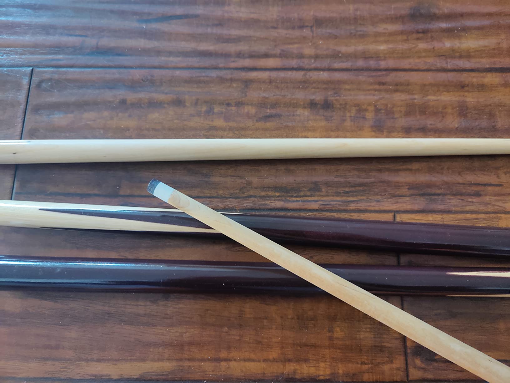 HMQQ 42/48/58 Inch 2-Piece Pool Cue Sticks, 17/18/20 oz, 2/4 Pack customer photo 2