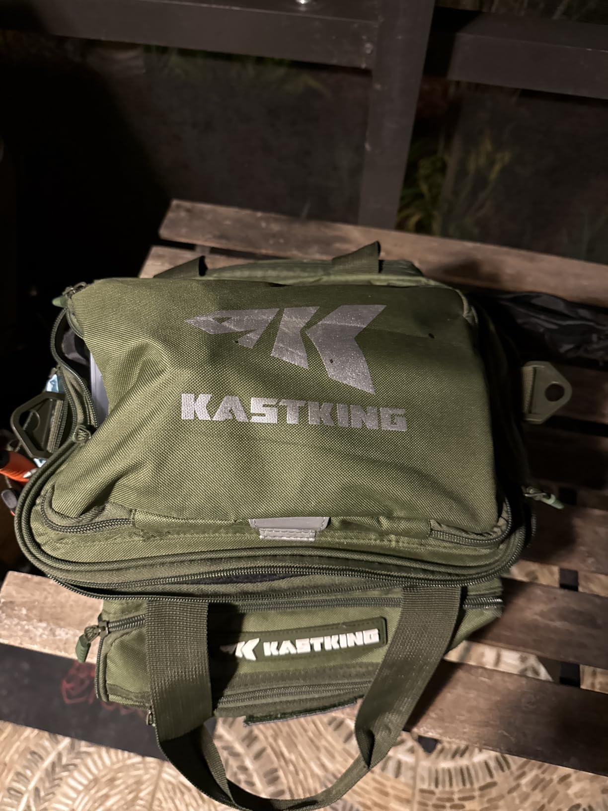 KastKing KarryAll Fishing Tackle Bag, Saltwater & Freshwater Gear Storage customer photo 2