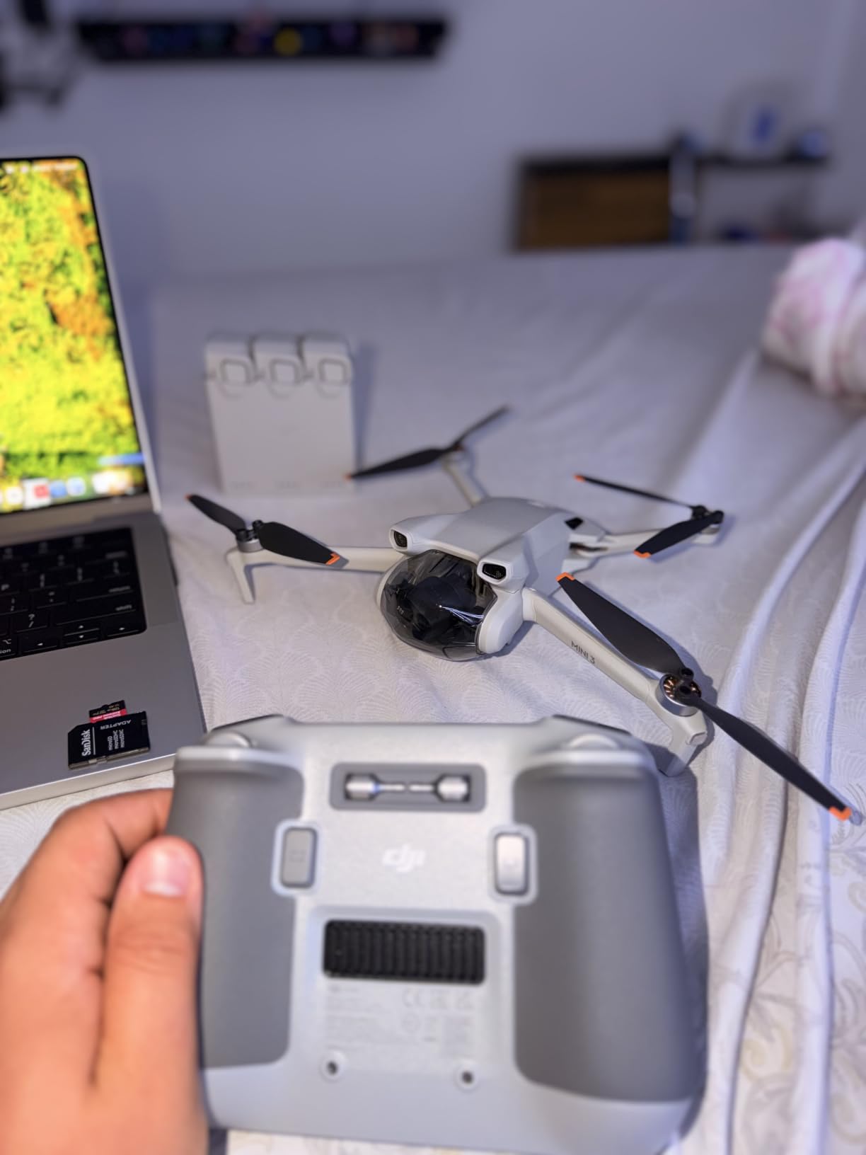 DJI Mini 3 Fly More Combo With DJI RC, 3 Batteries, Lightweight Camera Drone With 4K HDR Video, 114-Min Flight Time, Vertical Shooting, 32800ft (10km) Video Transmission customer photo 1