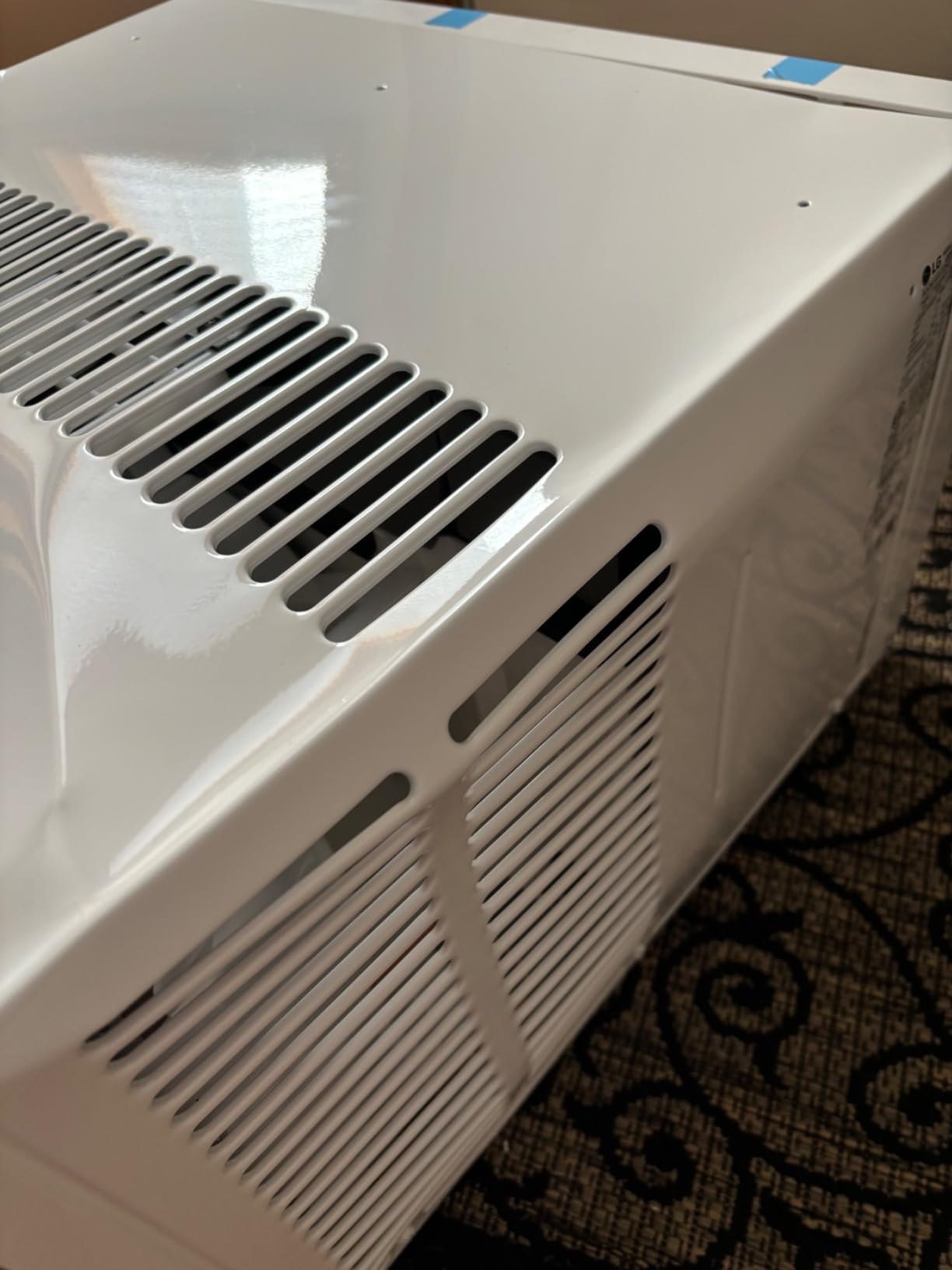 LG 10000 BTU Window Air Conditioners [2023] Remote Control WiFi App Ultra-Quiet Washable Filter Cools 450Sq.Ft for Medium & Large Room AC Unit air conditioner Easy Install White LW1017ERSM1 customer photo 1