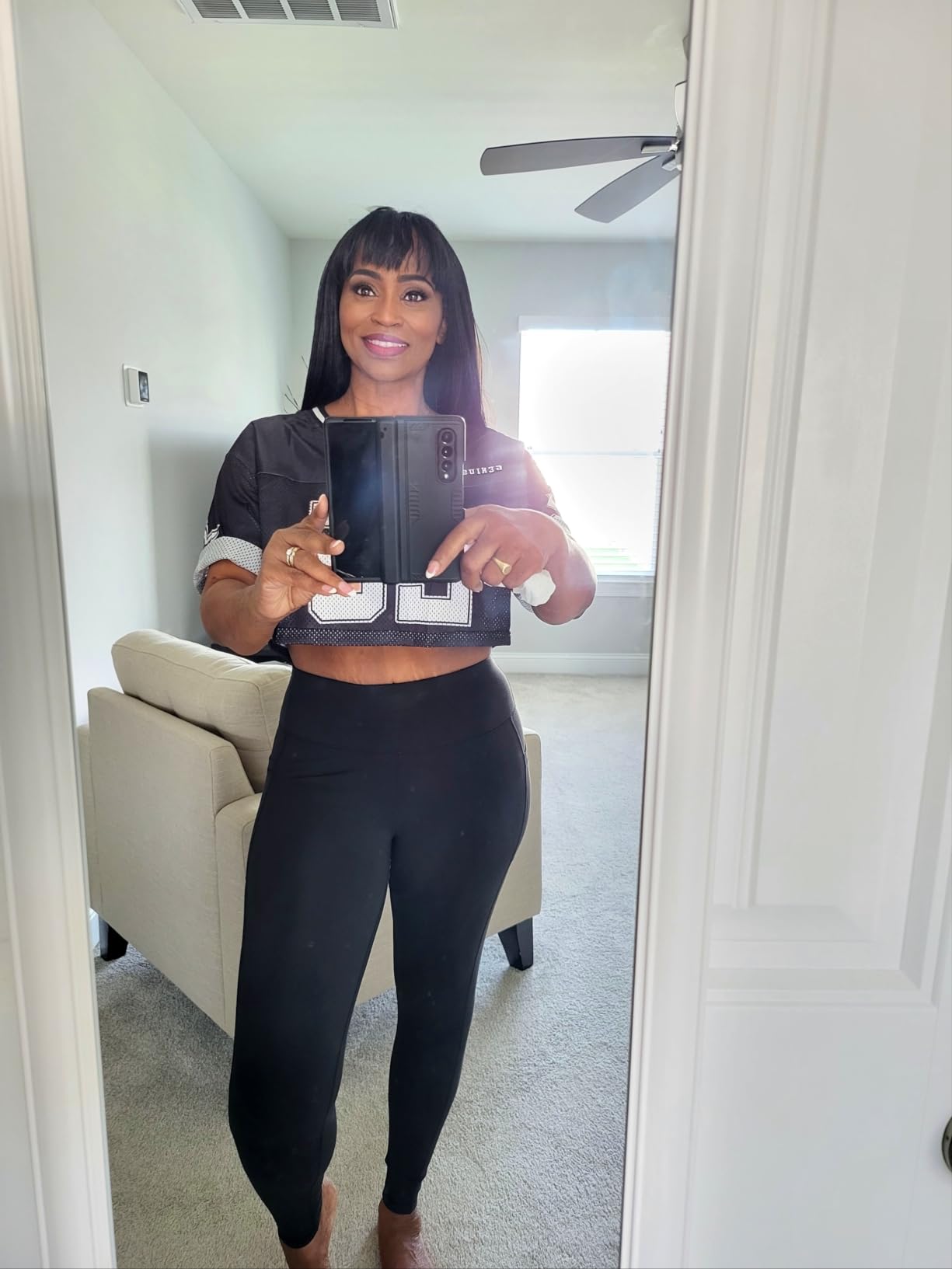 Straight Human Hair Wigs with Bangs 2x4 Lace Front Wigs 16 Inch | 180% Density Straight Lace Closure Wear and Go Glueless Wigs 100% Brazilian Virgin Human Hair Wigs for Women for Beginners customer photo 1