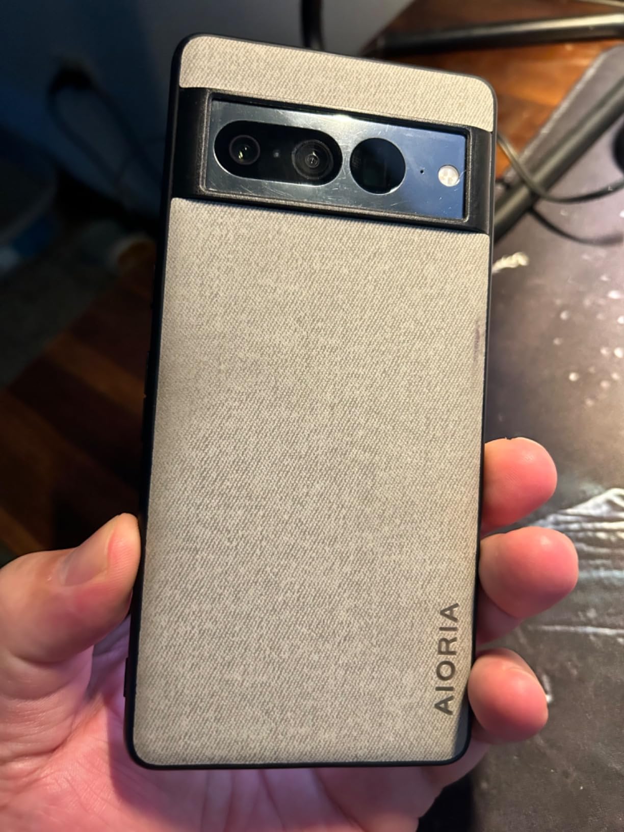 Google Pixel 7 Pro 5G, 128GB, Snow - Unlocked (Renewed) customer photo 2
