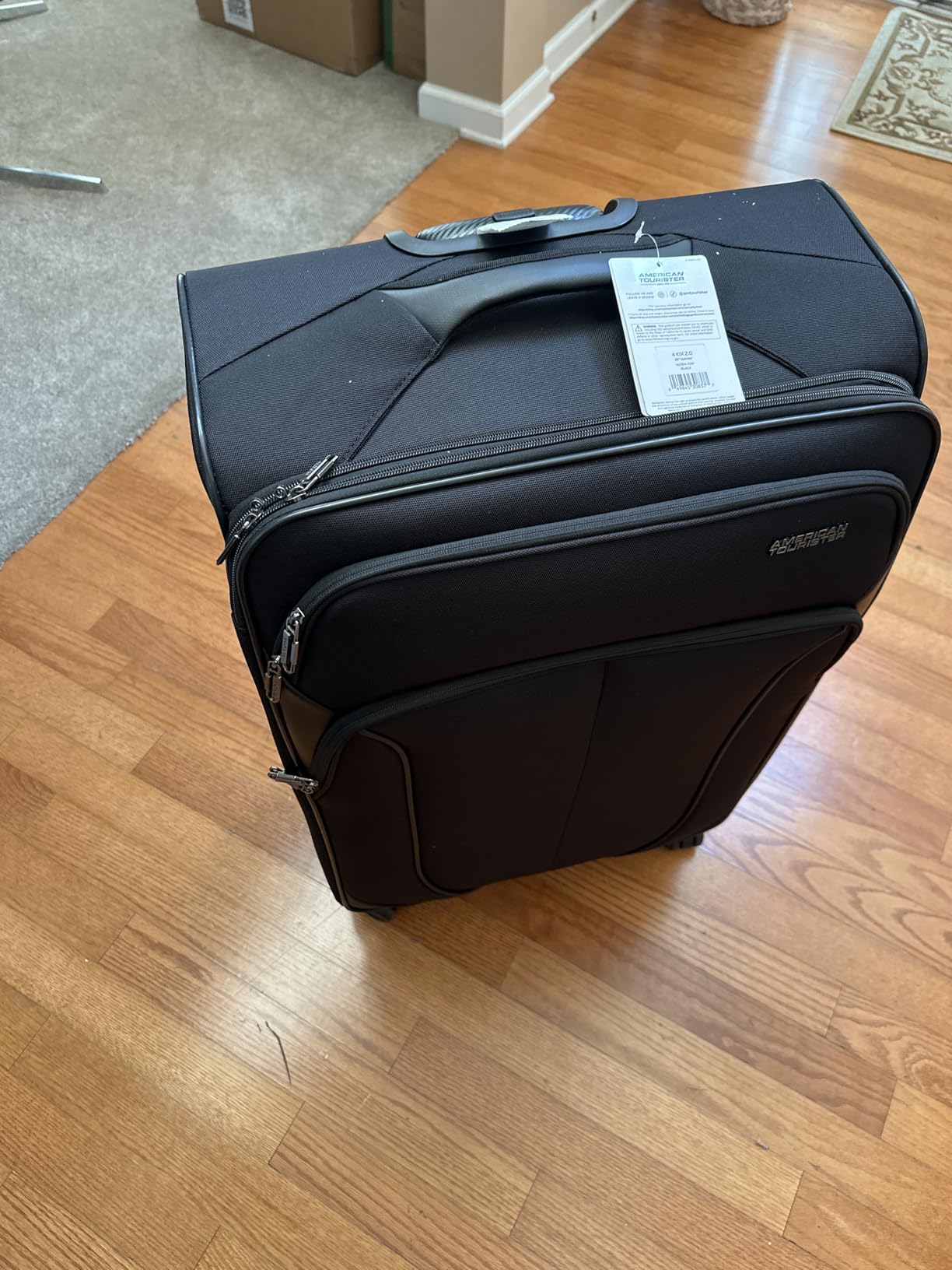 4 KIX 2.0 Expandable Softside Luggage with Spinner Wheels, 20 SPINNER, CLASSIC BLUE customer photo 1