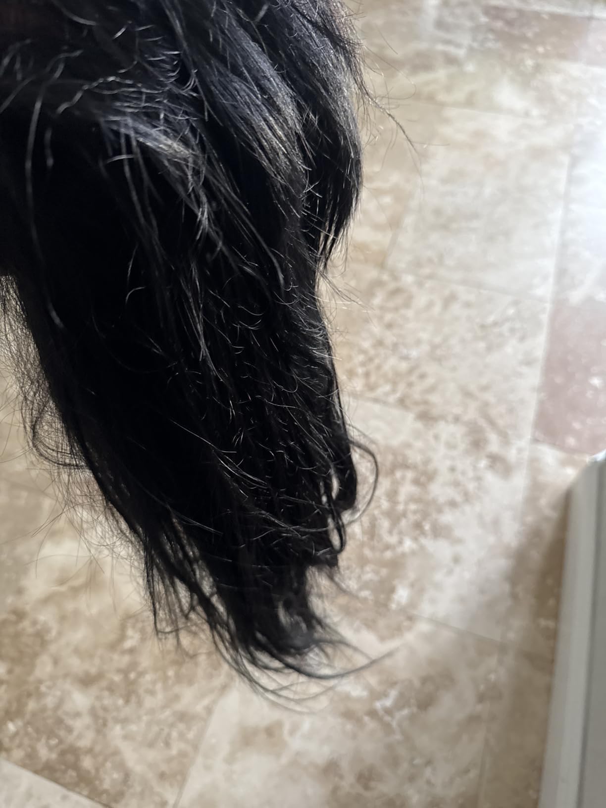 Straight Wigs with Bangs Human Hair for Black Women 20 Inch Natural Color | Wigs Human Hair, 150% Density None Lace Front Wigs, Glueless Wigs Human Hair, Easy Wear, Beginner Friendly customer photo 2