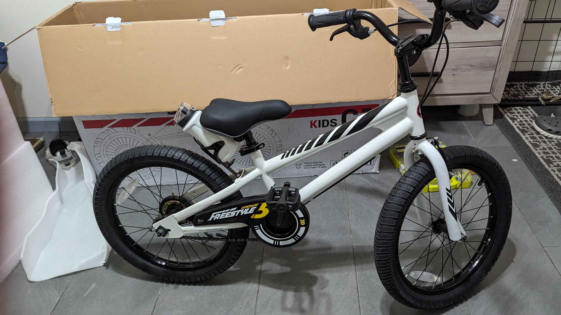RoyalBaby Kids Bike with Dual Handbrake for Beginners,12 14 16 18 20 Inch Bicycle for Boys & Girls Ages 3-10 Years customer photo 2