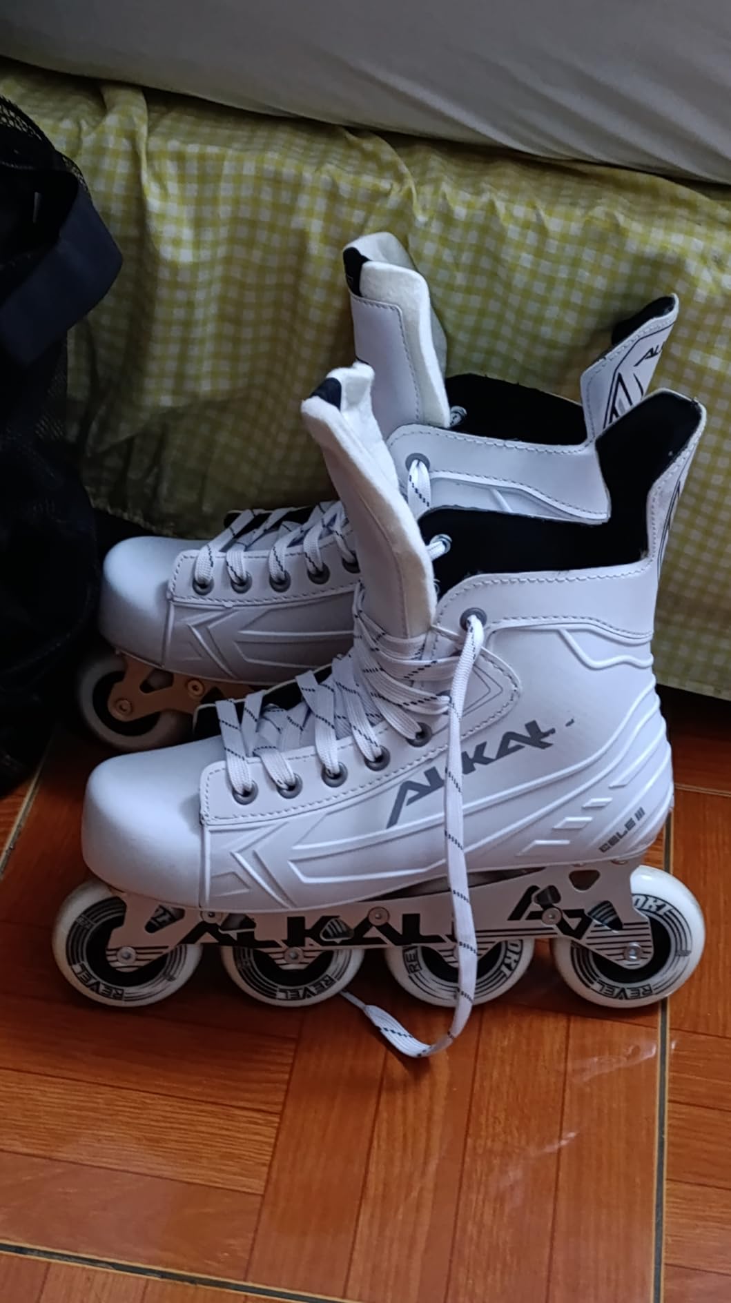 Alkali Cele III Senior Adult Junior Kids Inline Roller Hockey Skates customer photo 1