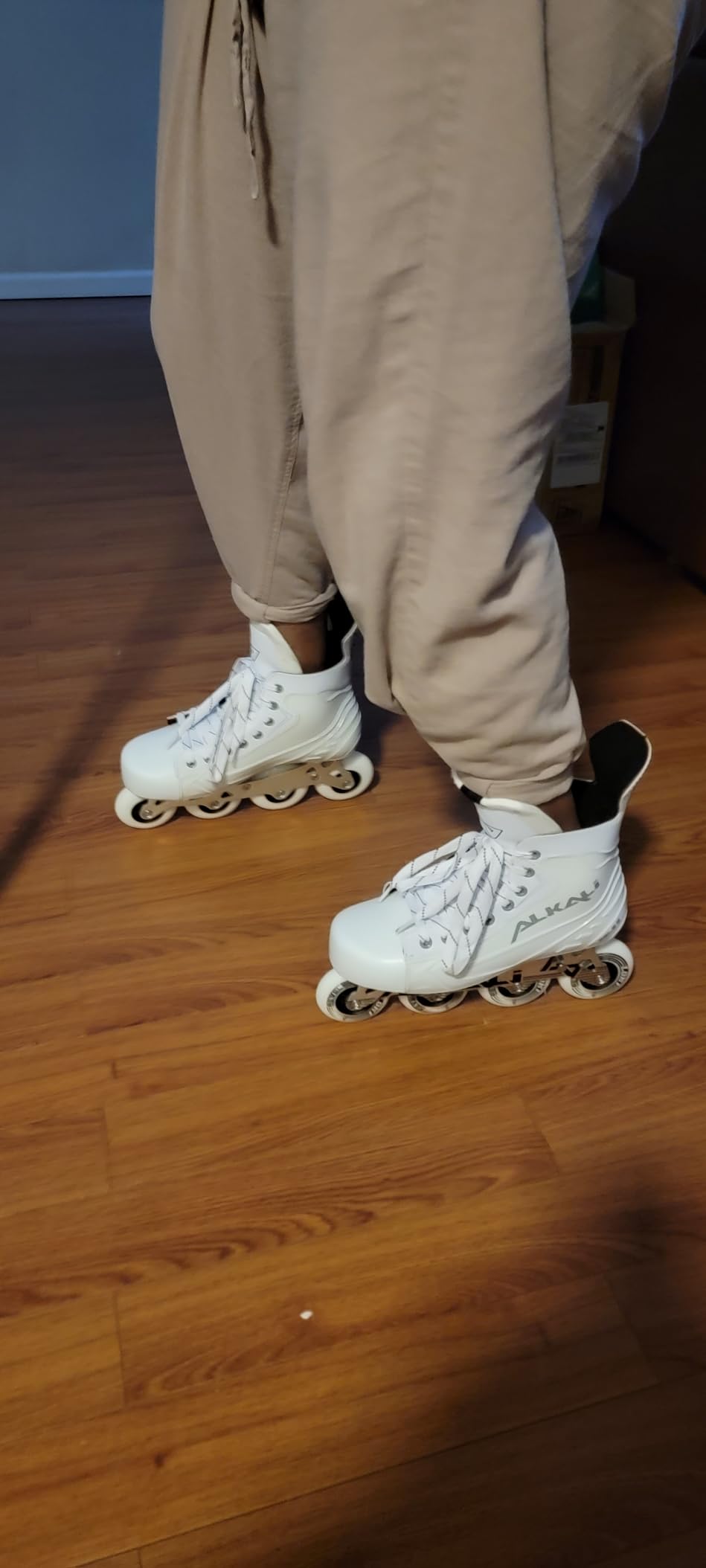 Alkali Cele III Senior Adult Junior Kids Inline Roller Hockey Skates customer photo 2