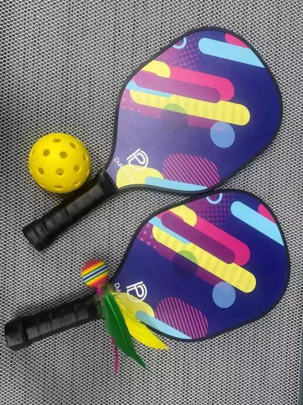 DULCE DOM Pickleball Paddles Set of 2/4 - USAPA Approved | Fiberglass/Graphite Surface Pickle Ball Rackets with Carrying Bag, Ideal Training Equipment for Beginner Intermediate customer photo 1