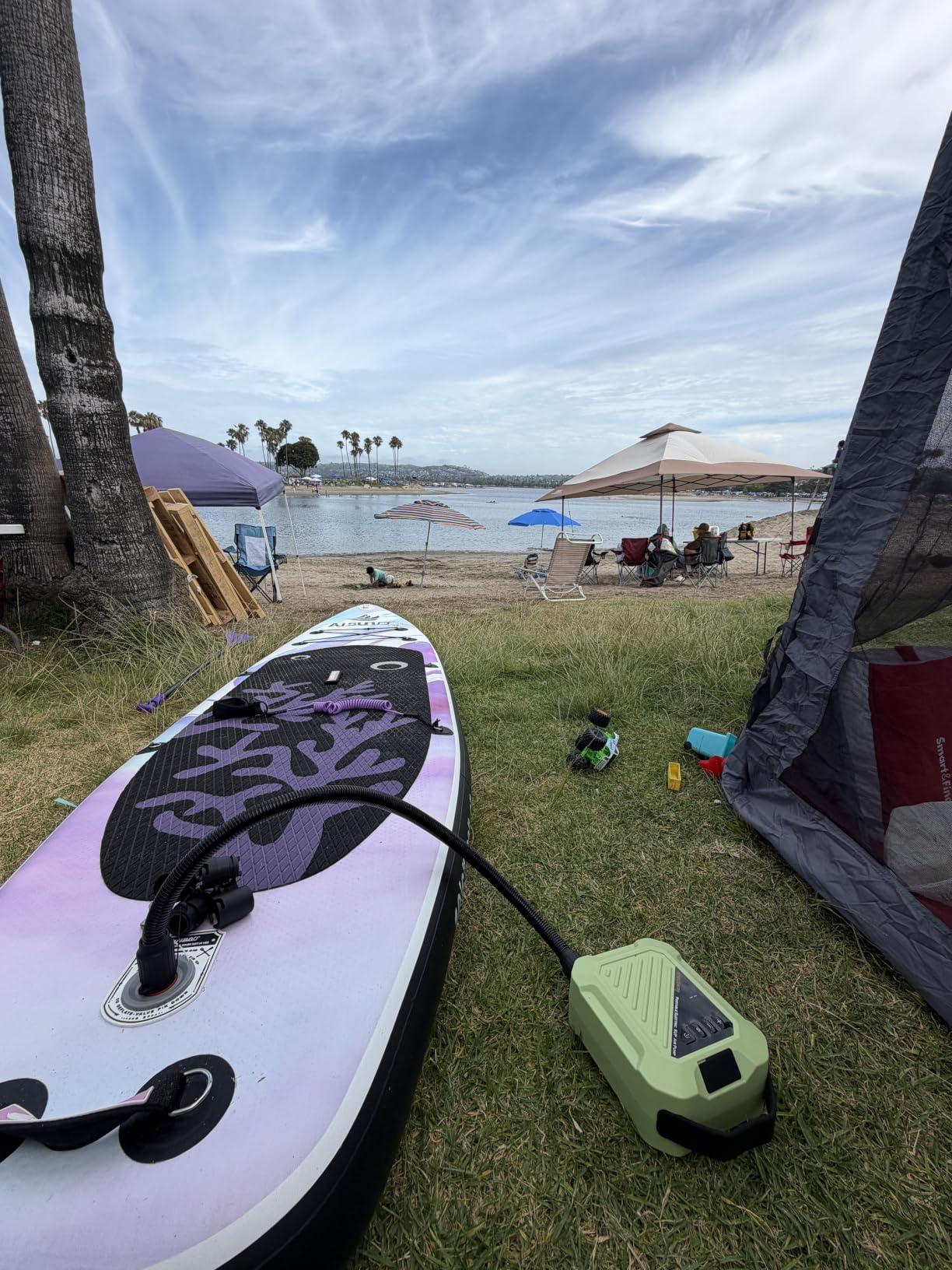 Inflatable Stand Up Paddle Board with SUP Board Accessories | 10.6ft SUP Board, 450 lbs Capacity, All Around Board Premium iSUP, Yoga Board with SUP Accessories Include Non-Slip EVA Deck customer photo 1