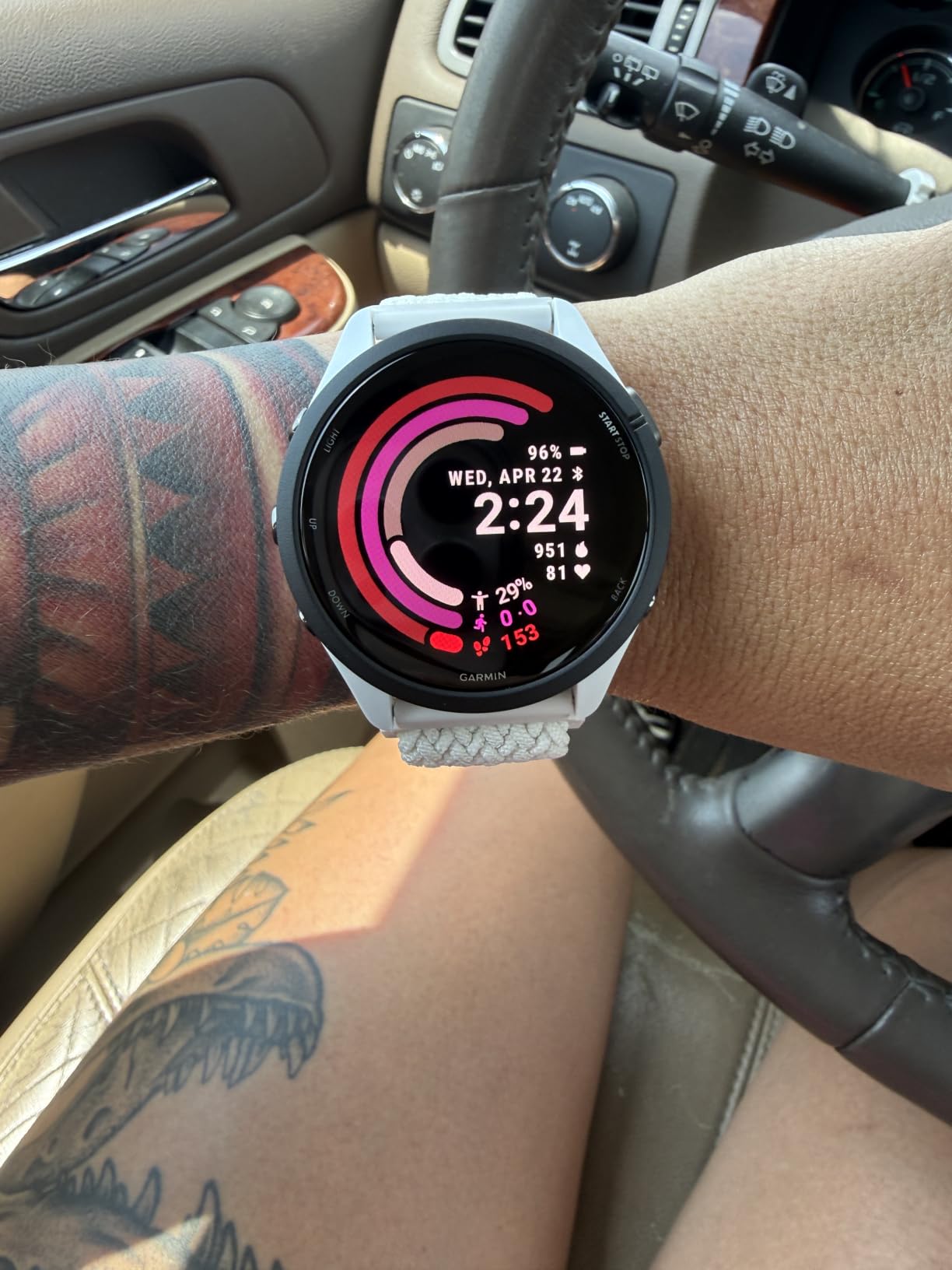 Garmin Forerunner 265, Running Smartwatch, 46mm, Black/Powder Gray | Advanced Training Metrics & Recovery Insights, Music On Your Wrist customer photo 2