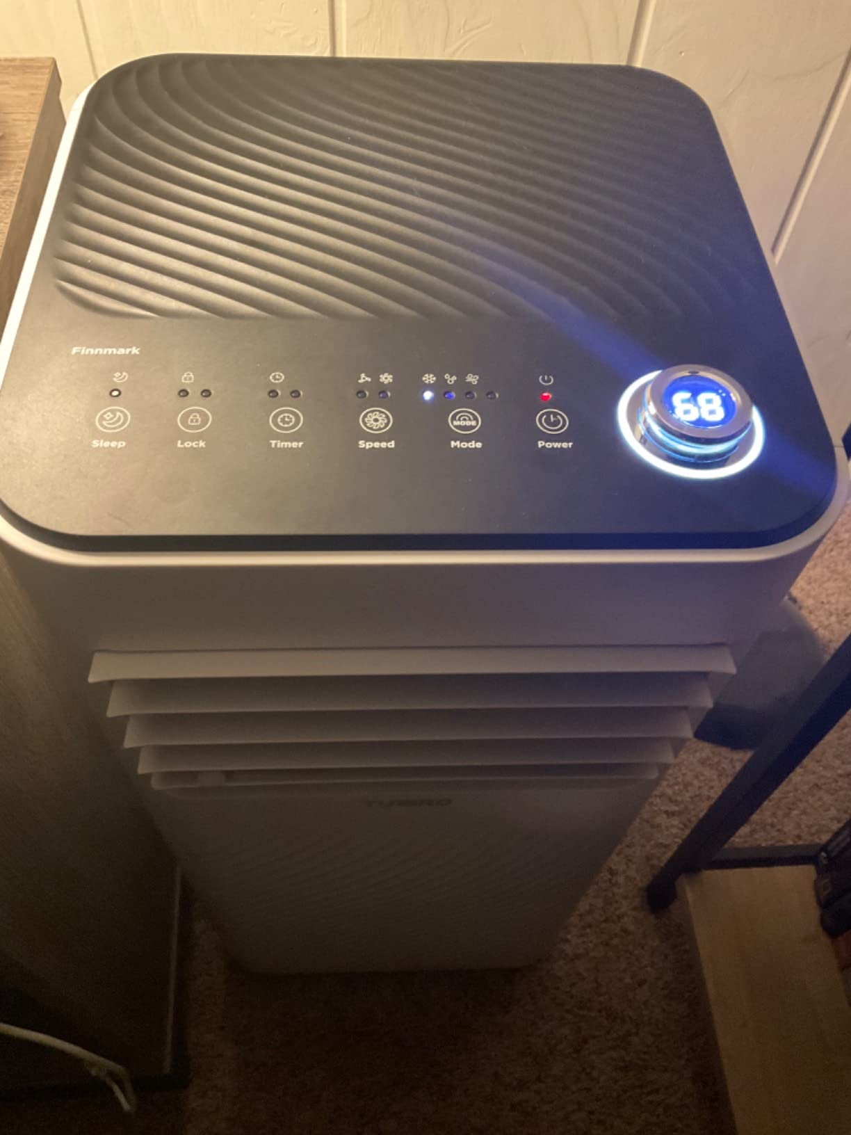 TURBRO Finnmark 10,000 BTU Portable Air Conditioner, Dehumidifier and Fan, 3-in-1 Floor AC Unit for Rooms up to 400 Sq Ft, Sleep Mode, Timer, Remote Included (6,000 BTU SACC) customer photo 2